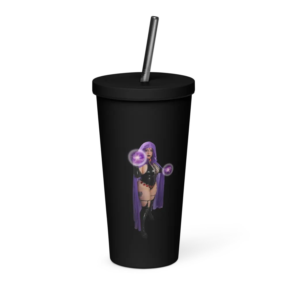 Raven Insulated Tumbler w/ Straw product image (1)