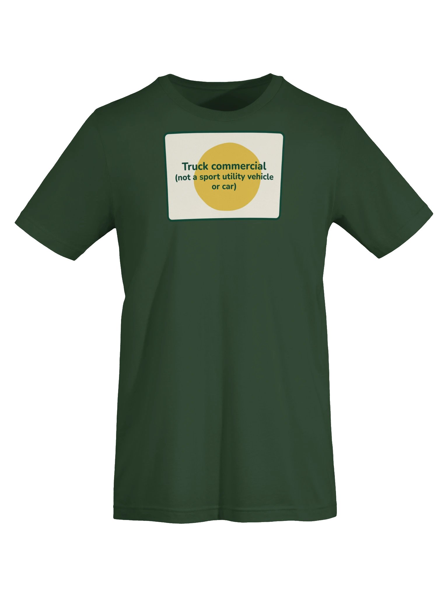 Truck commercial T-shirt (green) product image (5)