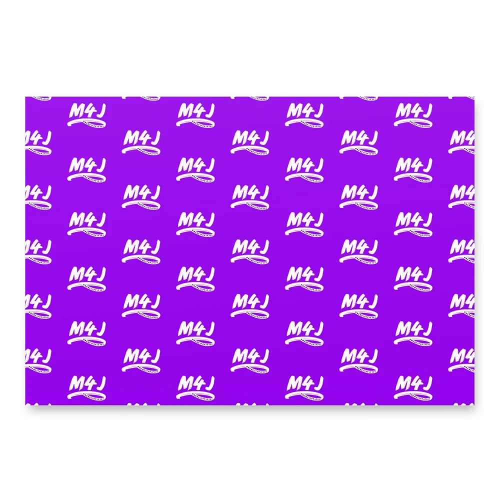 M4J Logo Gift Wrapping Paper product image (3)