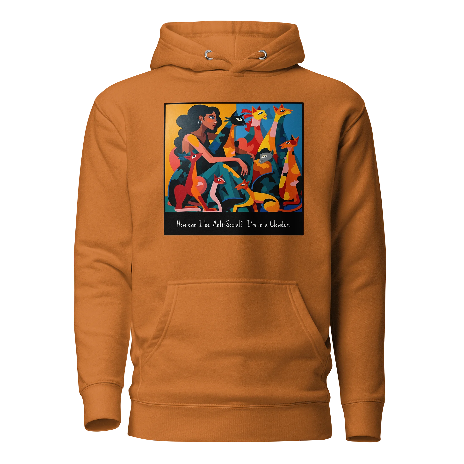 AntisocialClowder Hoodie product image (2)