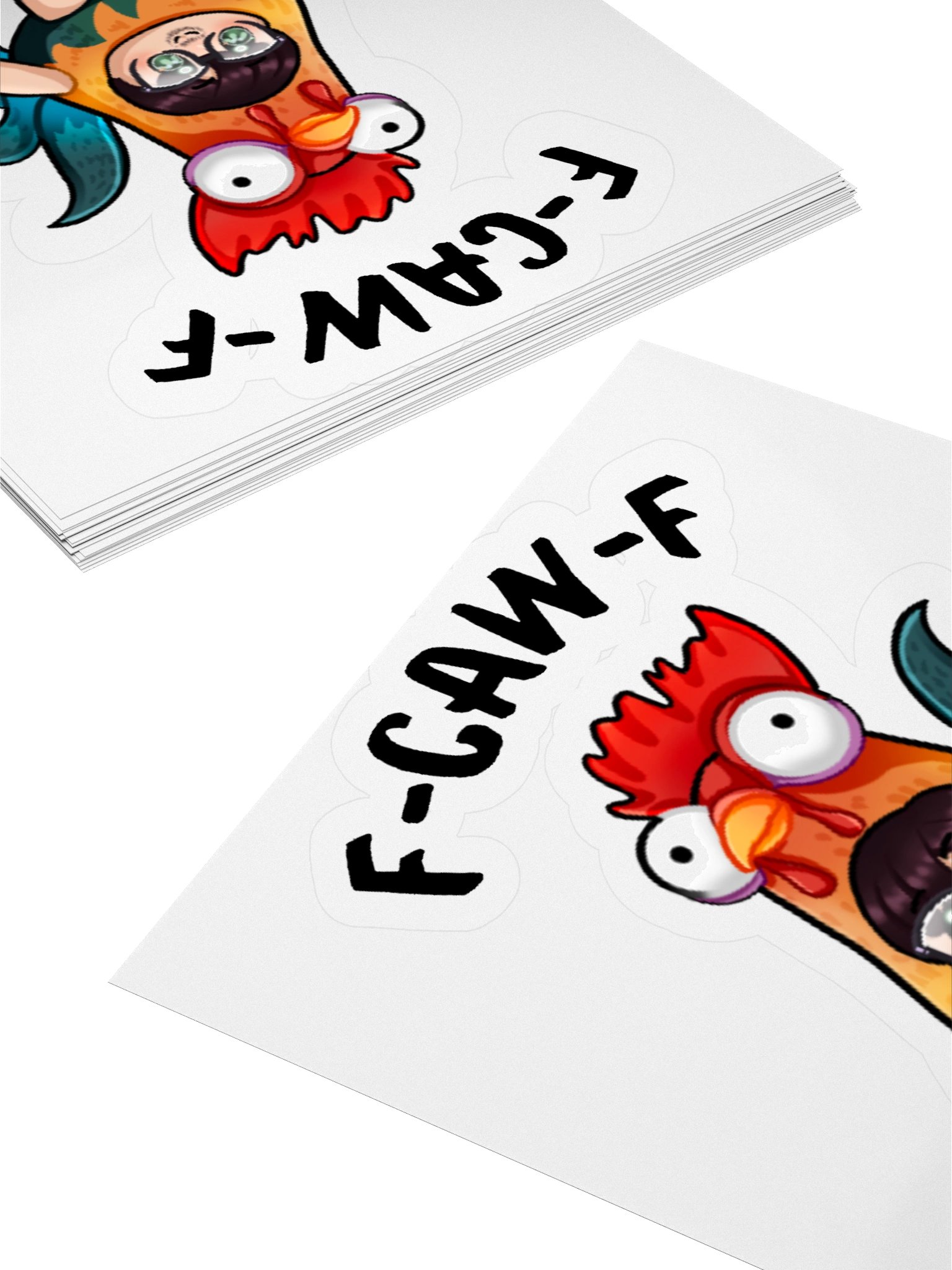 F-CAW-F Chicken Sticker product image (12)