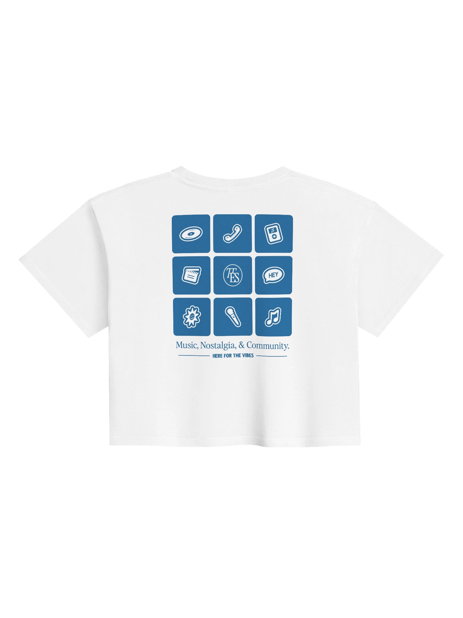 Media Icons Crop Top product image (2)
