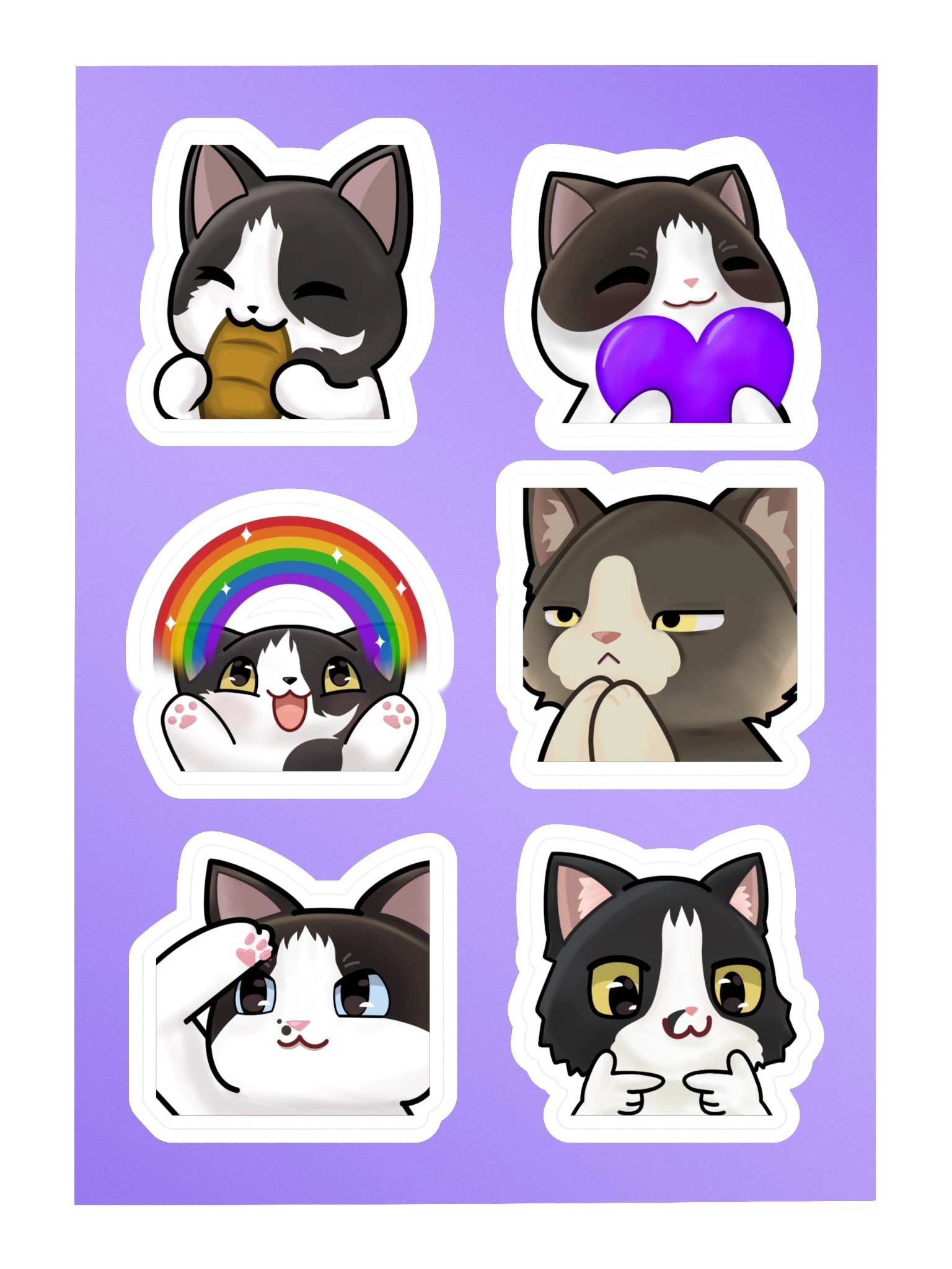Kitten Emote stickers product image (3)