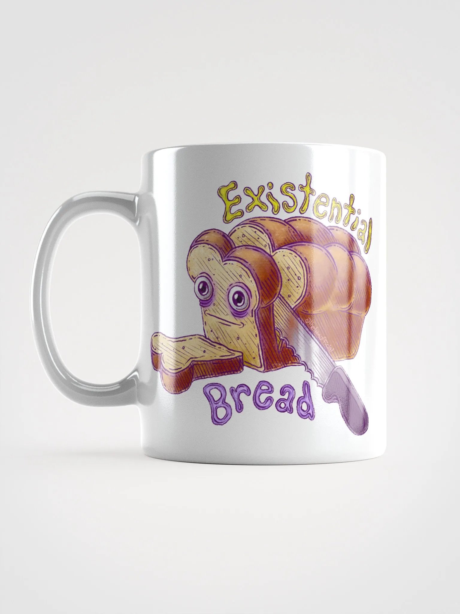 Existential Bread White Mug product image (6)