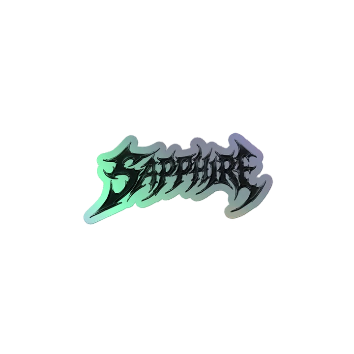 "Sapphire" Grunge Slap Sticker product image (2)