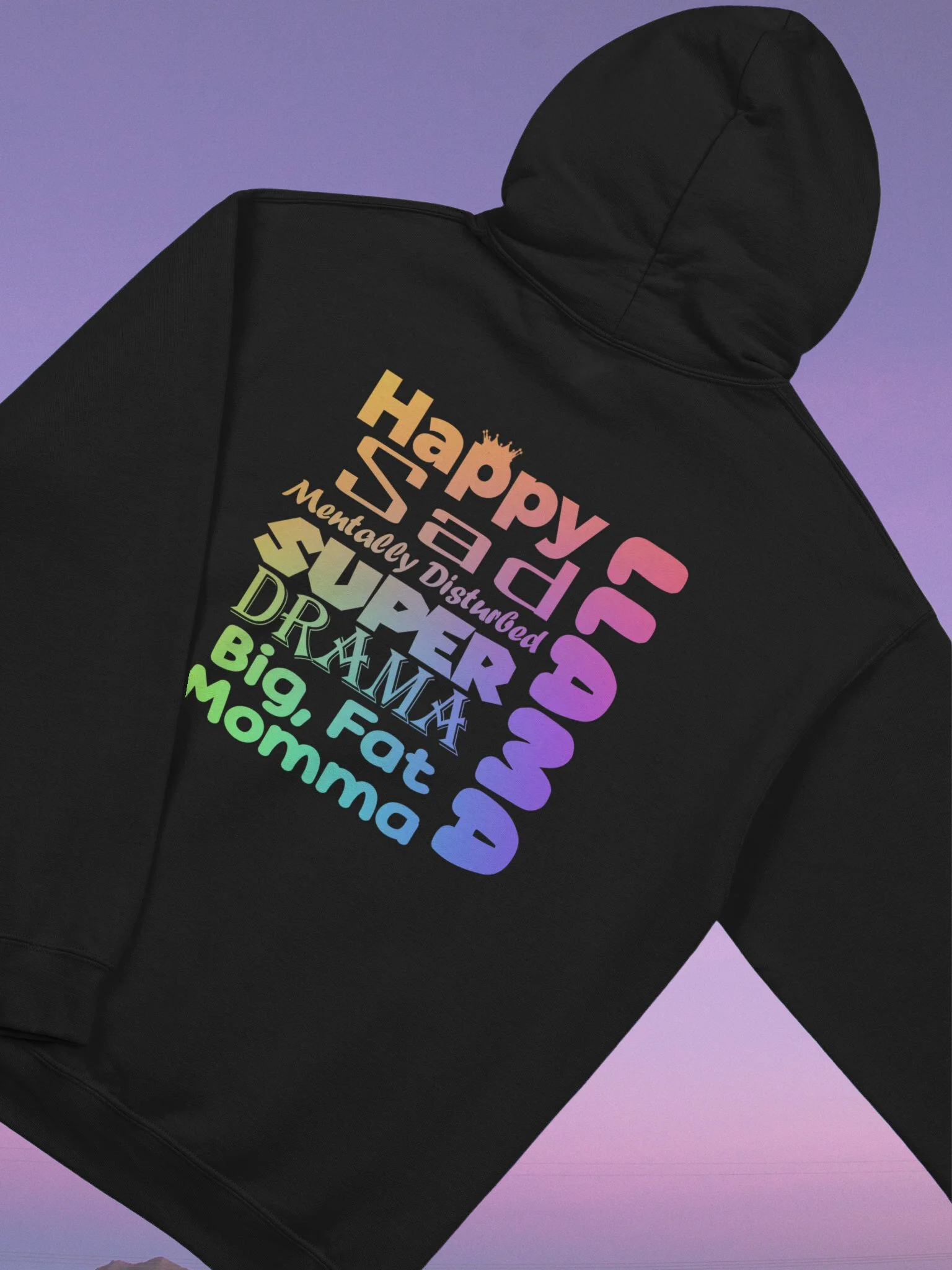 Chaos Llama Hoodie product image (4)