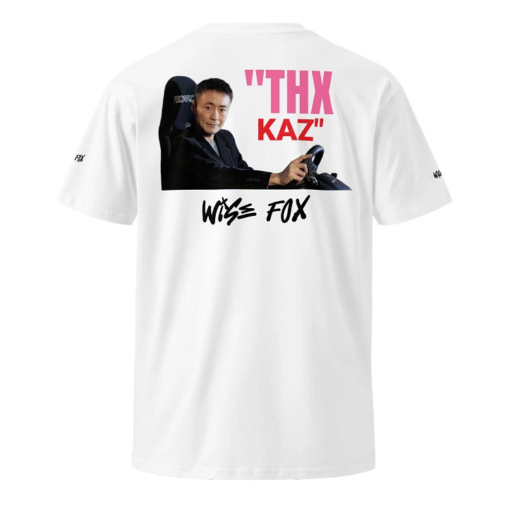 WiSE FOX “Thx Kaz” White Tee product image (1)
