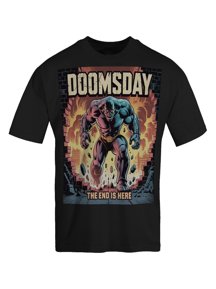 Rage Unleashed: Doomsday Faded Oversized Tee product image (1)