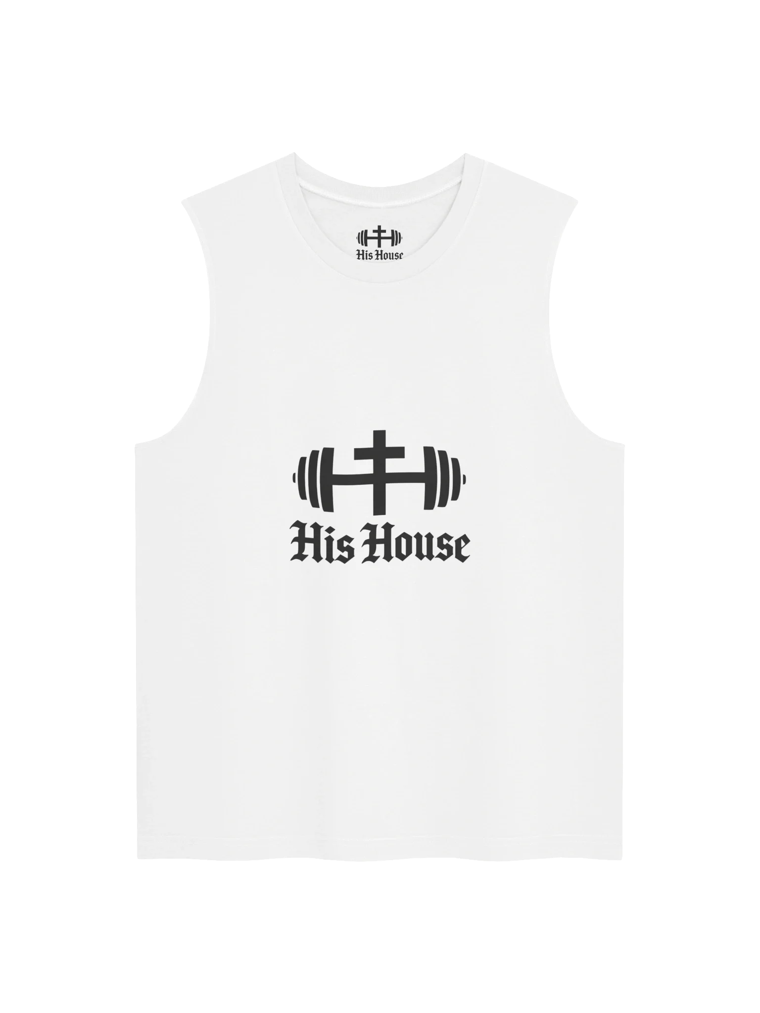 His House Muscle Tank - White by His House