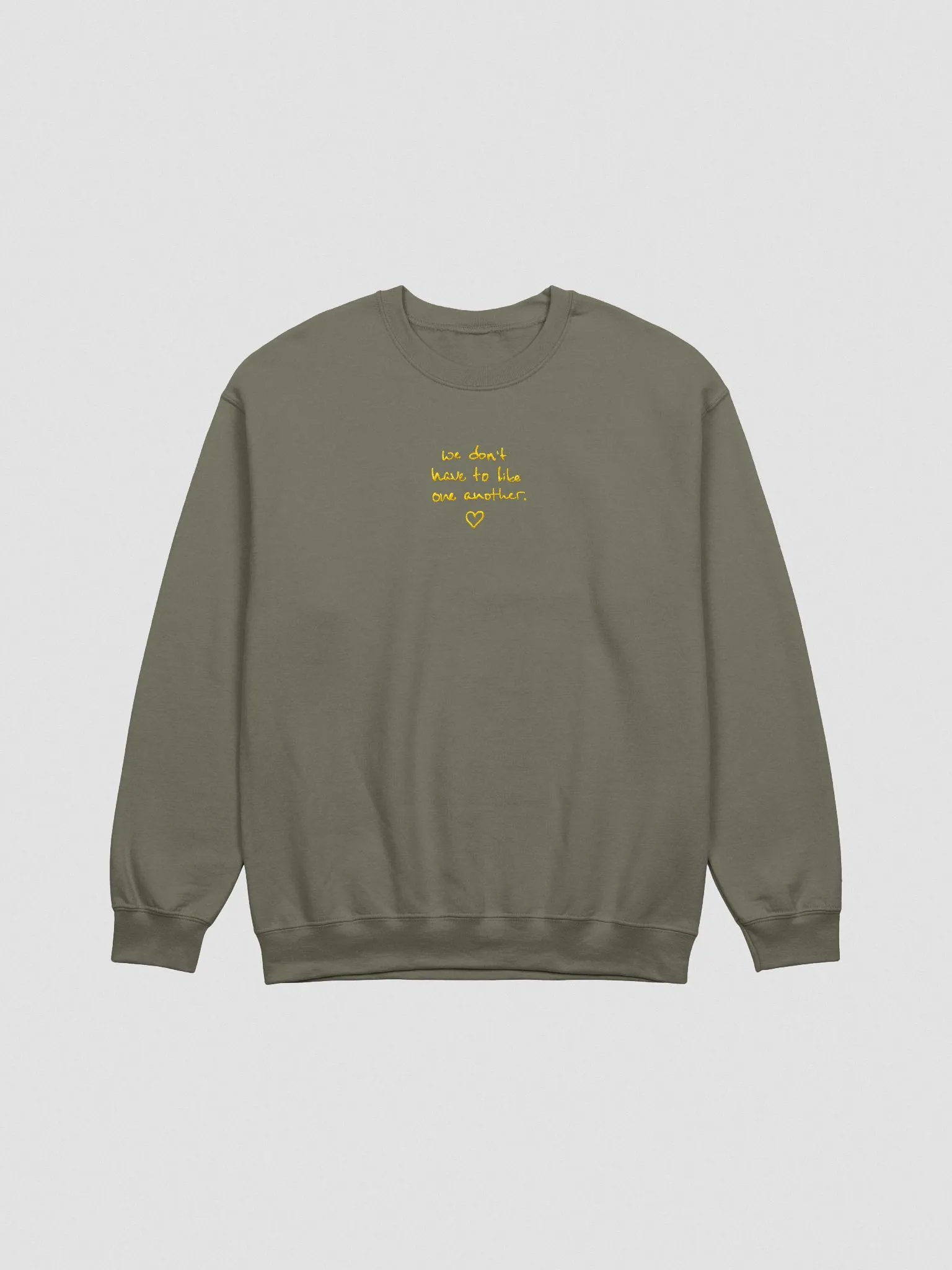 ONE ANOTHER (gold) embroidered crewneck product image (4)