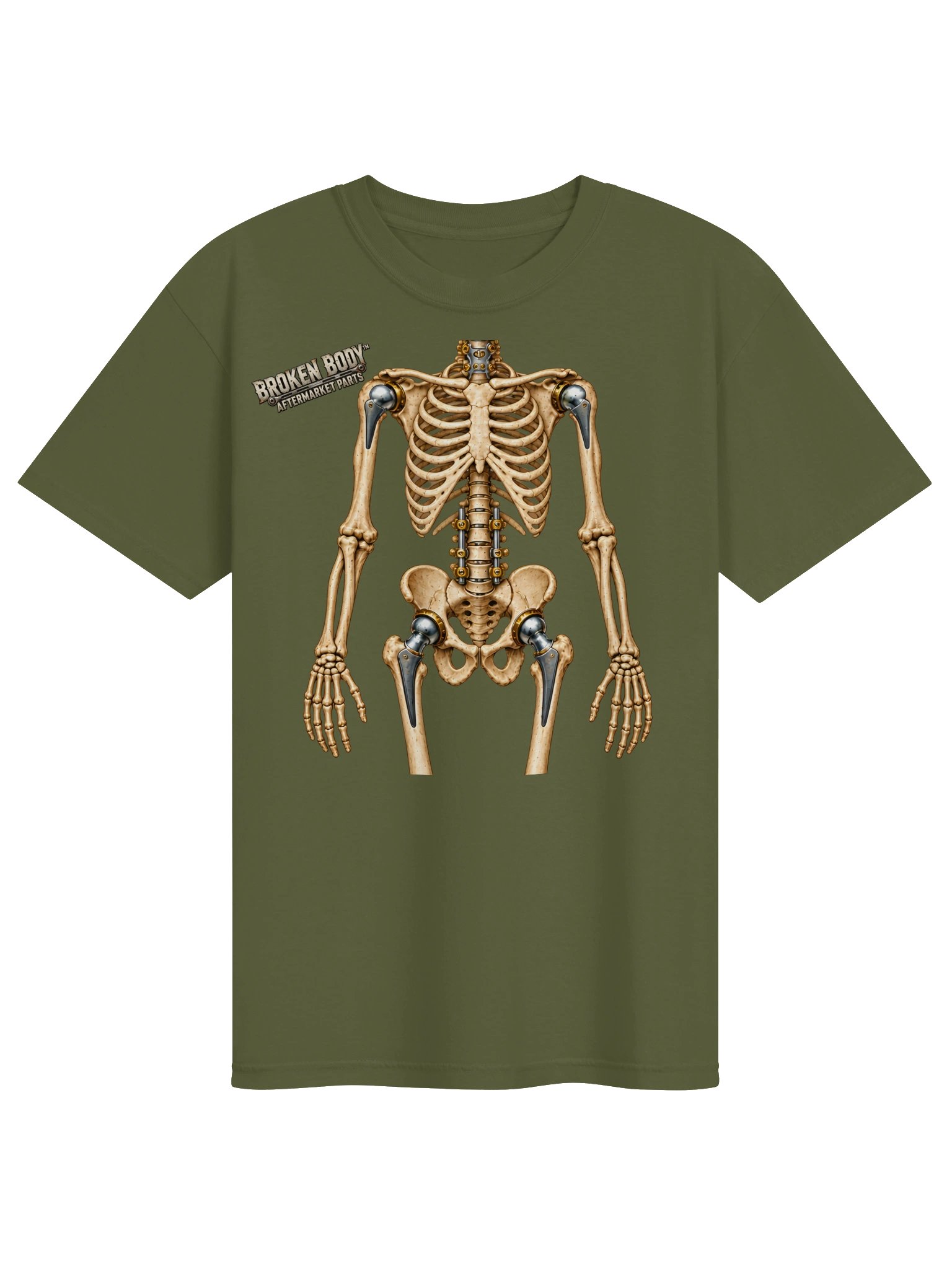 Joint Replacement Shirt — The $45 Million Man™ Full Rebuild Aftermarket Parts | Broken Body™ product image (2)