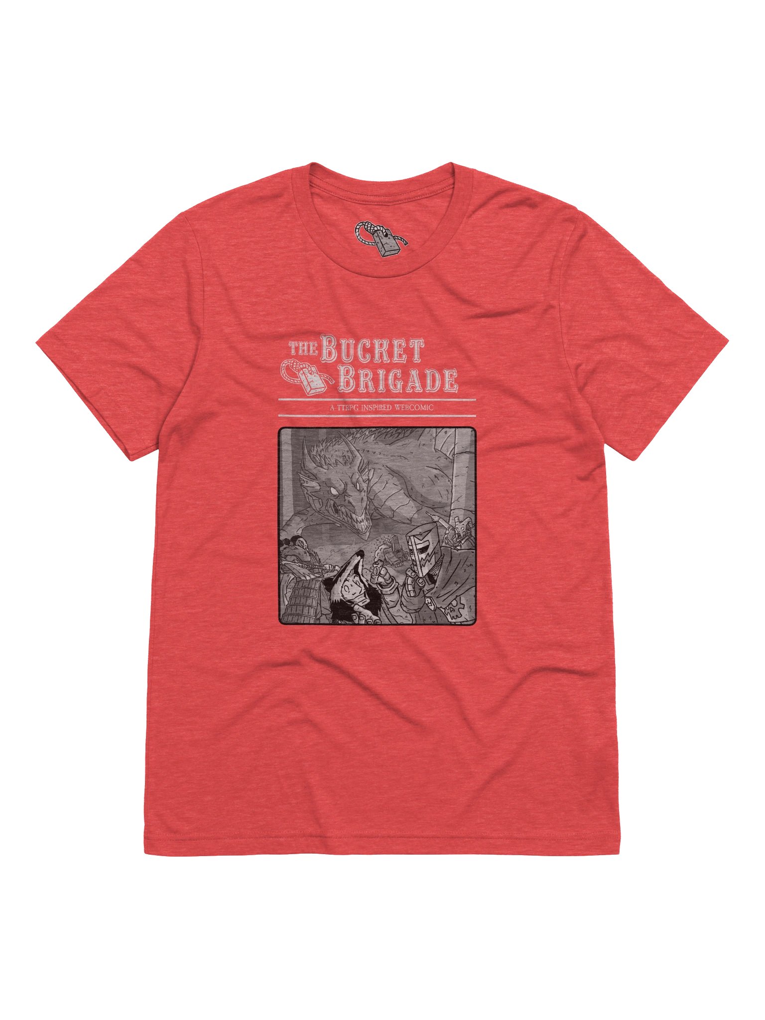 Red Box Short-Sleeve Triblend Shirt product image (3)