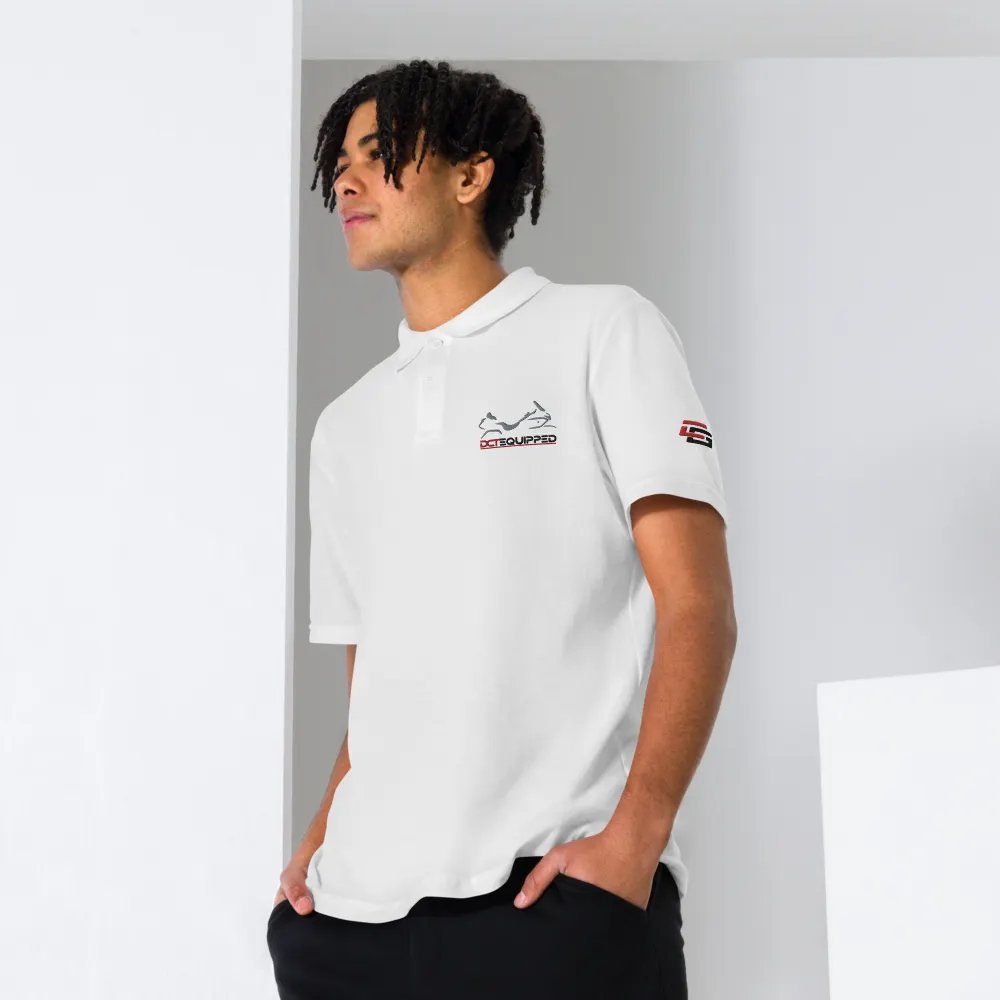 DCT Shadow Wing Polo Shirt White/Gray product image (8)