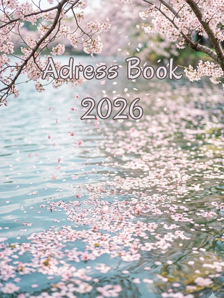 2026 Address Book – Large Print Contact Organizer (Printable) product image (1)