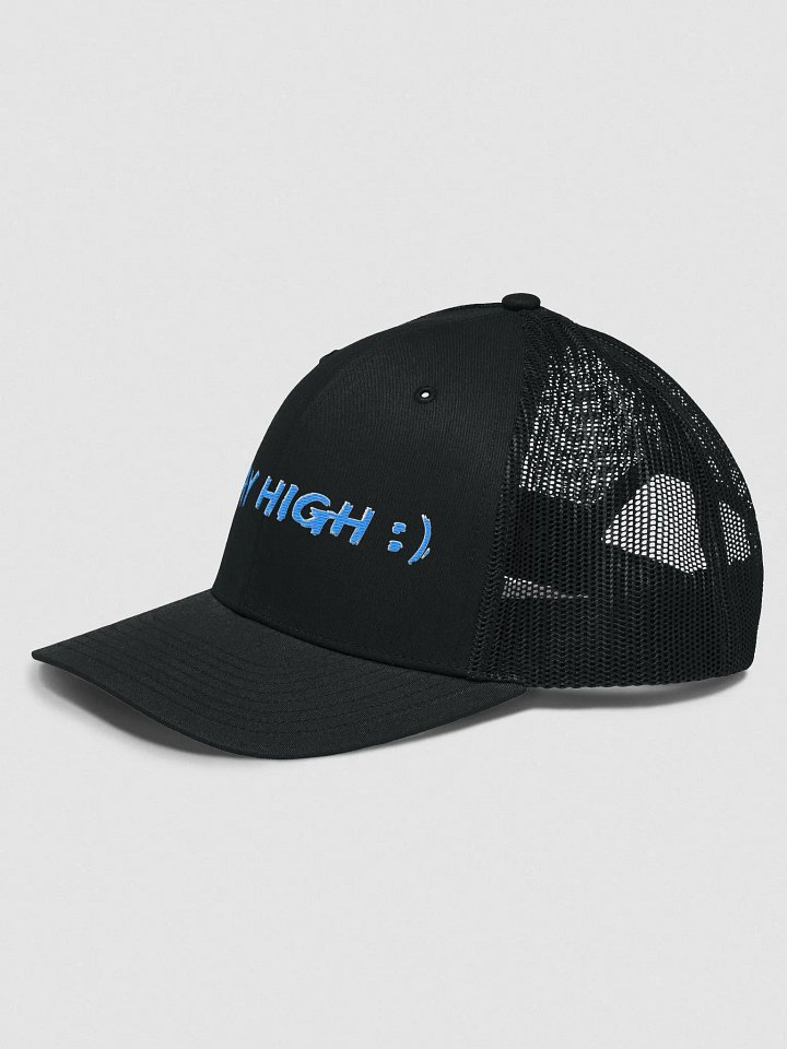Richardson Stay High Trucker Hat (Blue Text) product image (12)