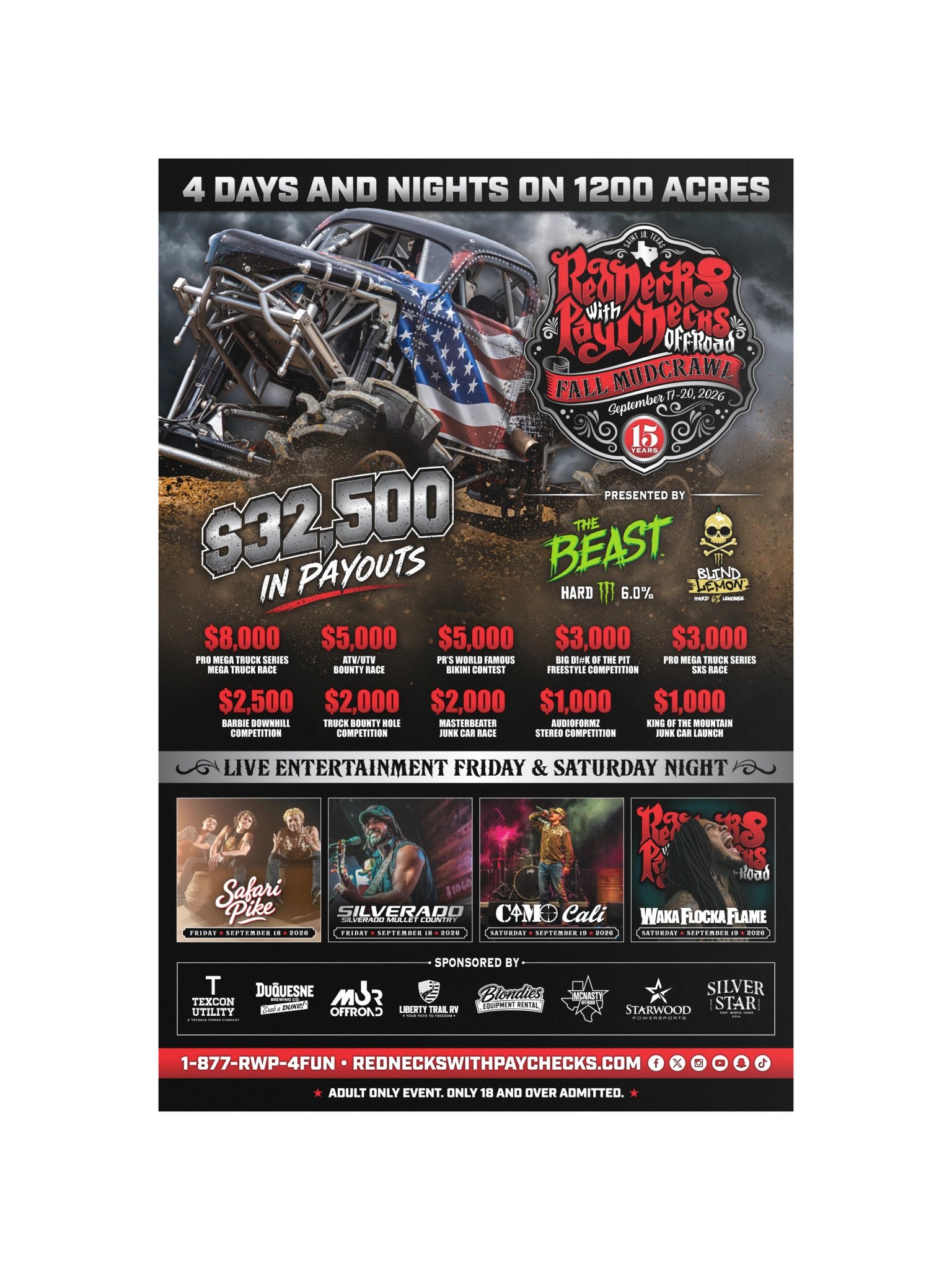 15 Years of Mud & Mayhem Limited Edition Poster product image (4)