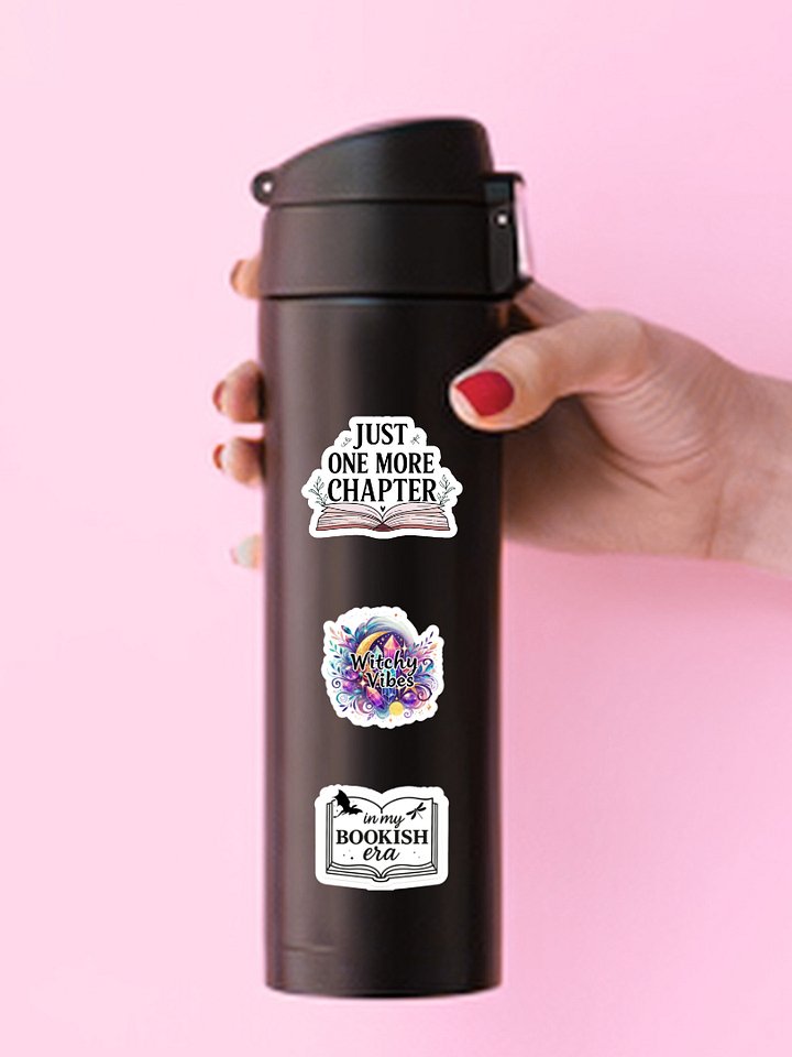 Sticker ~ Just One More Chapter Bookish Aesthetic product image (1)