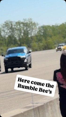 Here comes @ramtrucks Rumble Bee’s. 5.7, 392, & 6.2L supercharged Hemi V8 flavors