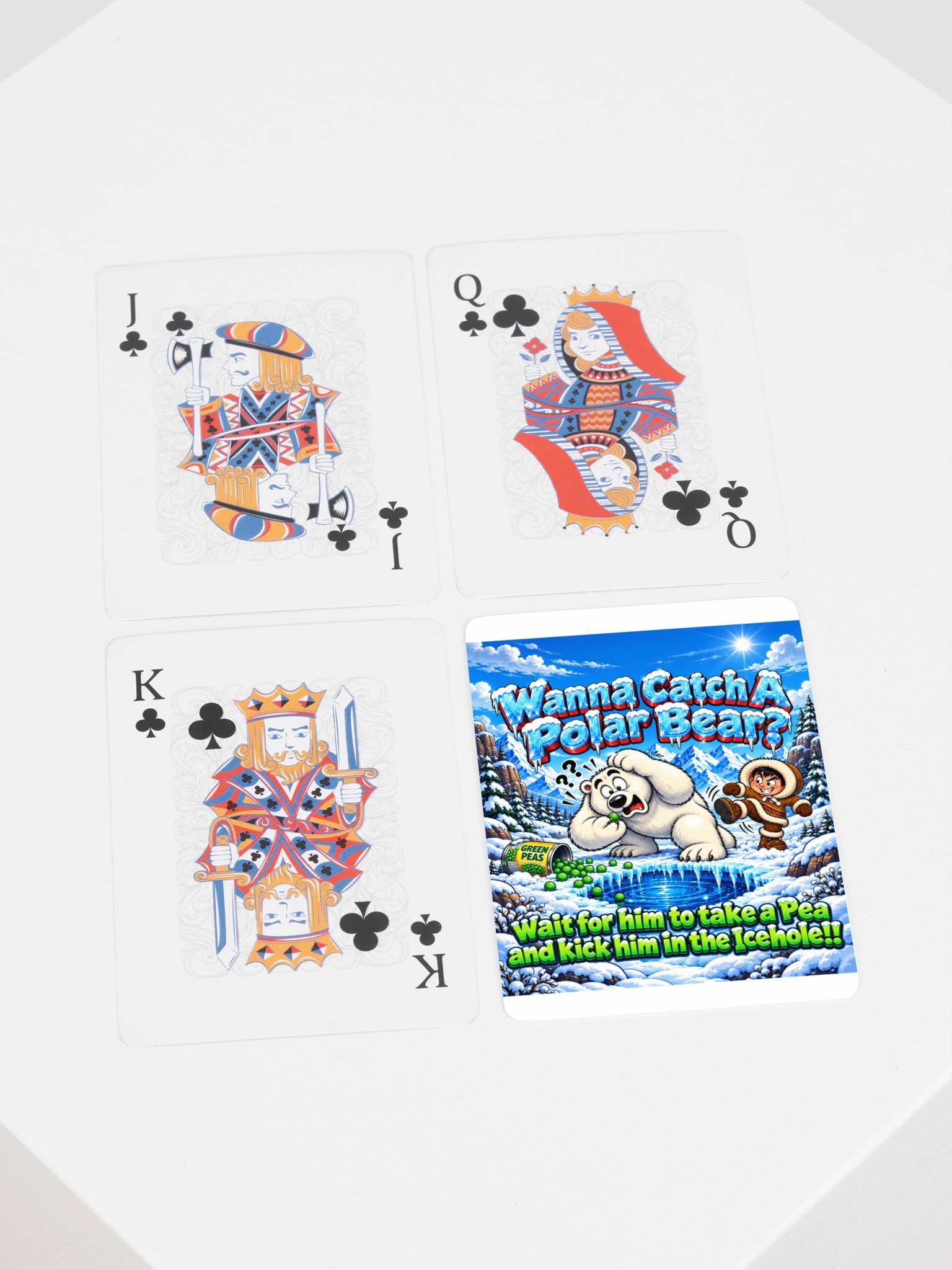 1 Earth Prints Polar Bear Poker Playing Cards product image (3)