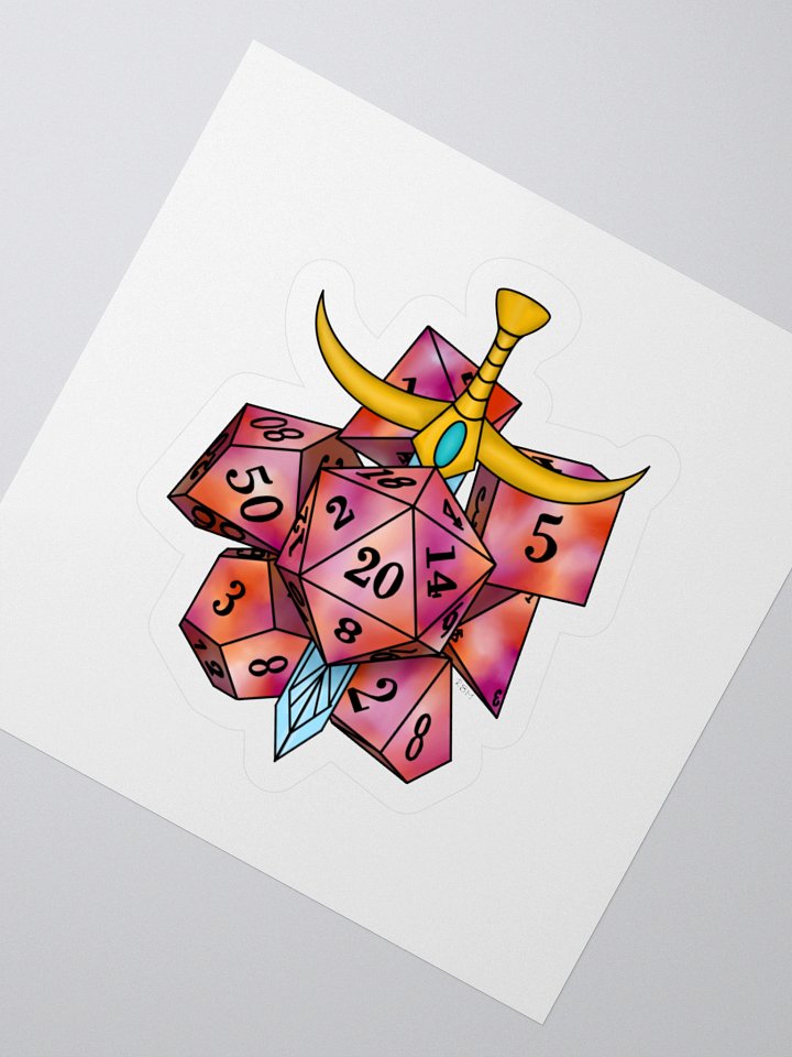 Lesbian Pride Dice Design product image (5)