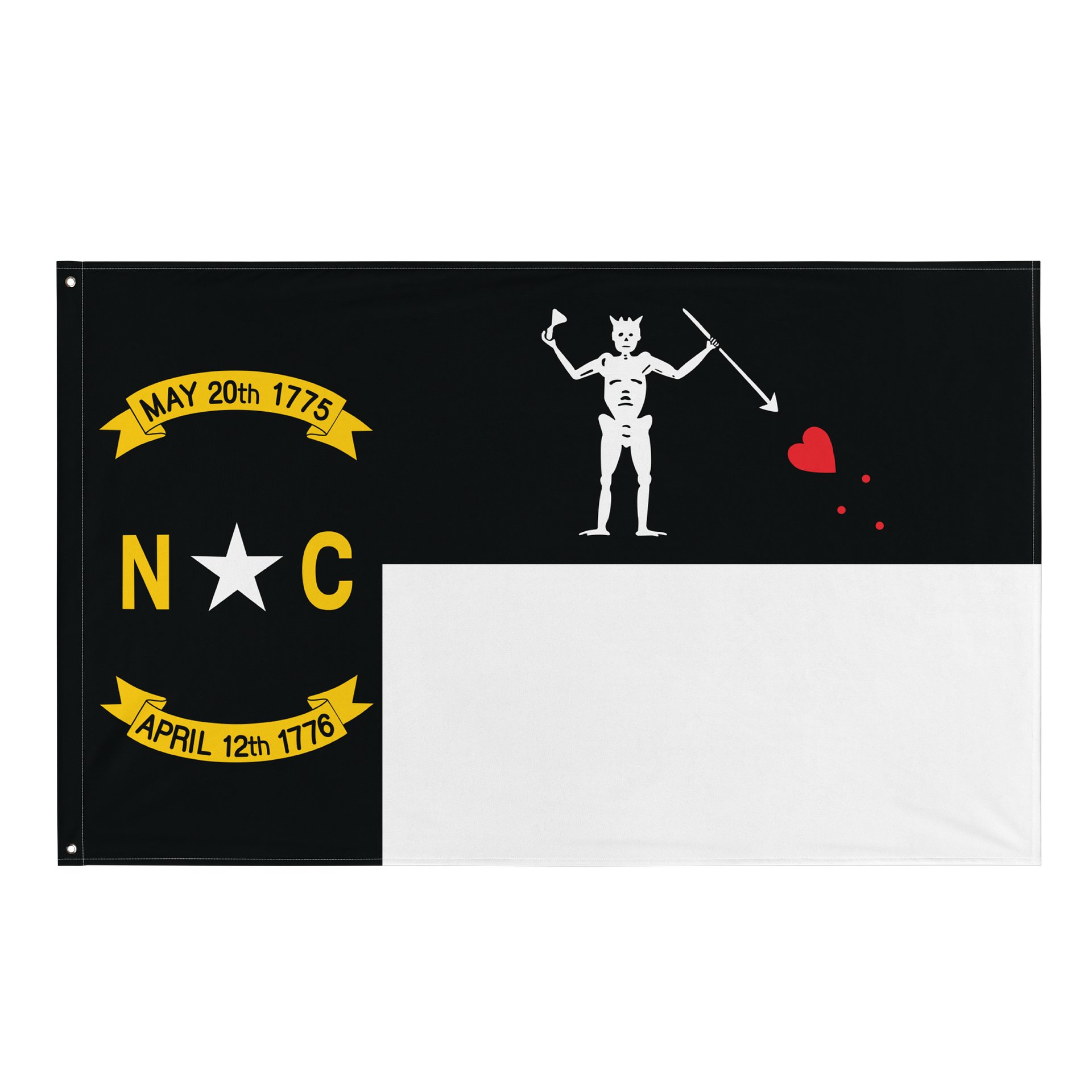North Carolina Revenge Flag-Black Edition product image (1)
