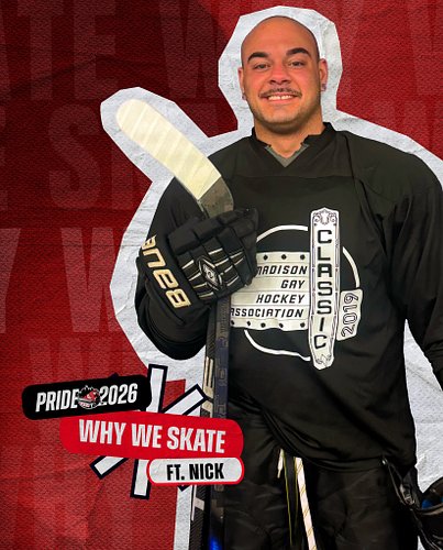 Nicholas Passas (he/him) has grown up with Chicago Pride Hockey in more ways than one.

He first joined the organization at 1...