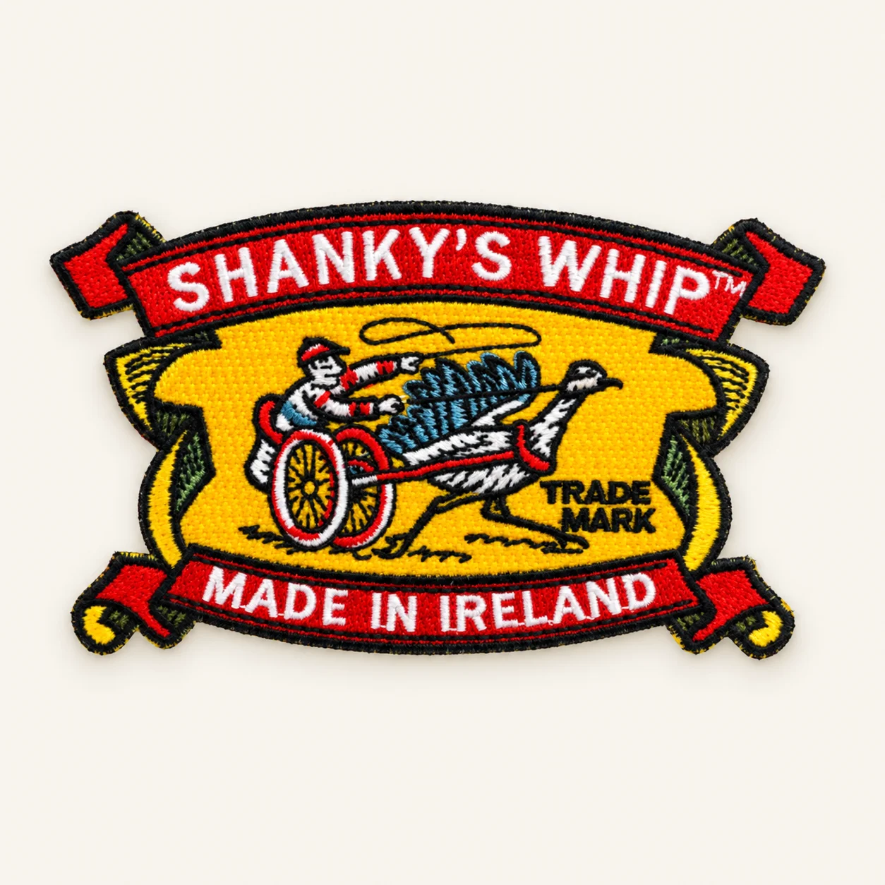 Shanky’s Whip Embroidered Patch product image (1)