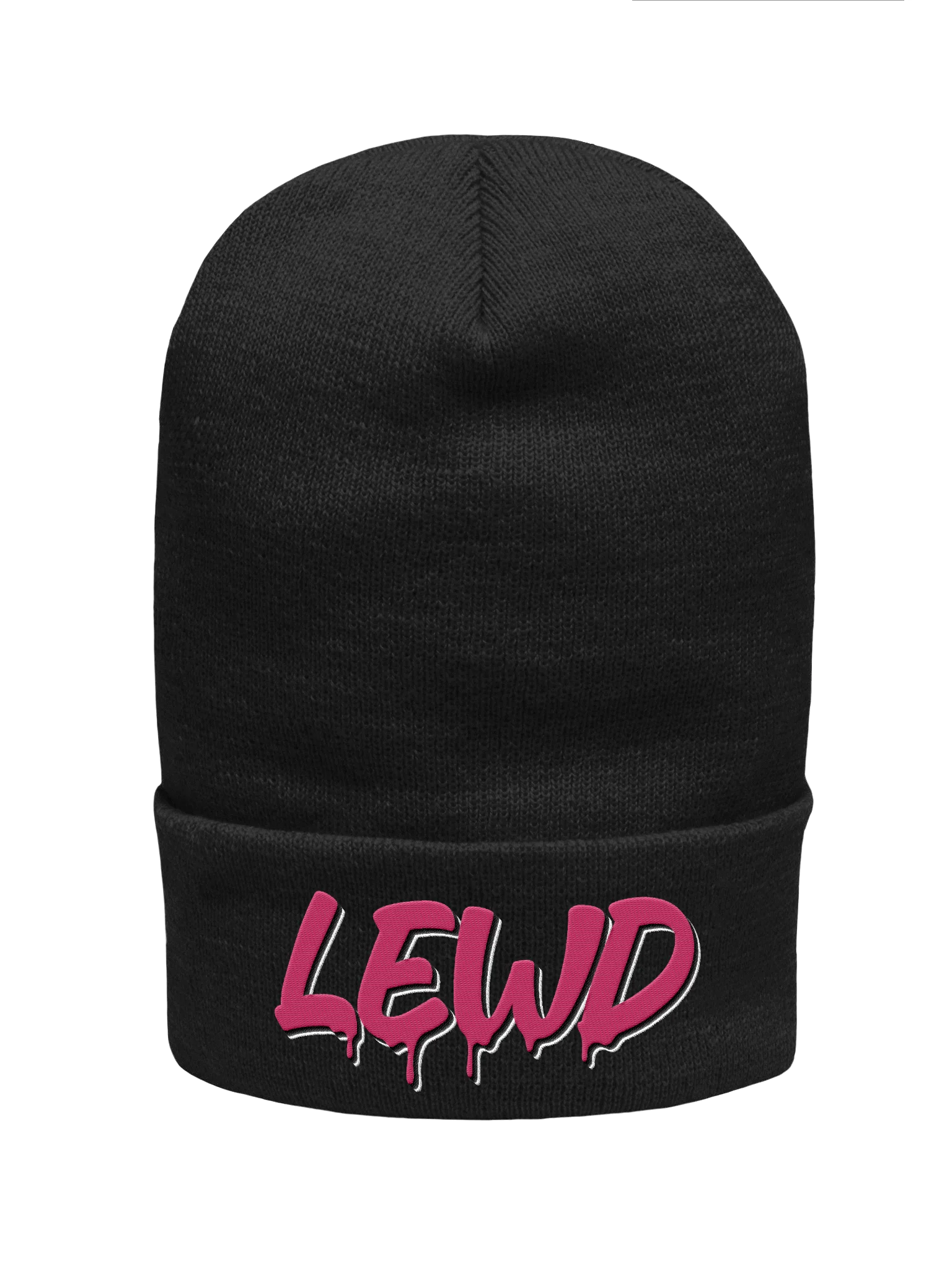 LEWD Cuffed Beanie product image (1)