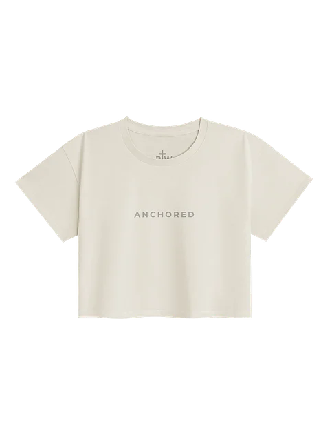 ANCHORED WOMEN`S CROP TOP