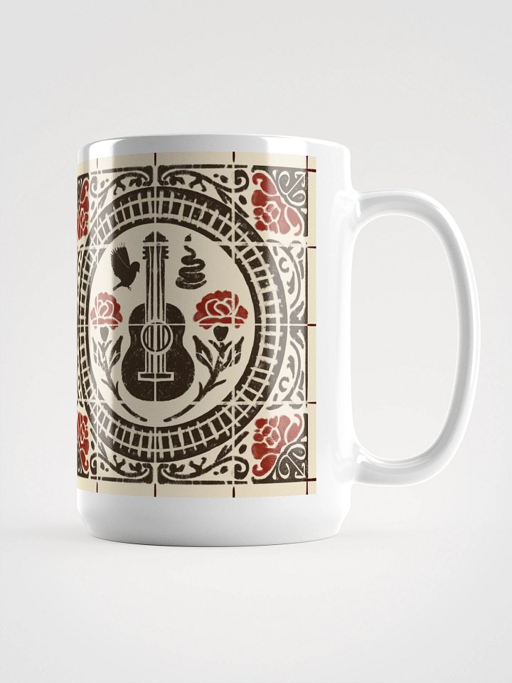 Hadestown Spanish Tile Mug – White Glossy Broadway Mythology Gift Mug product image (1)