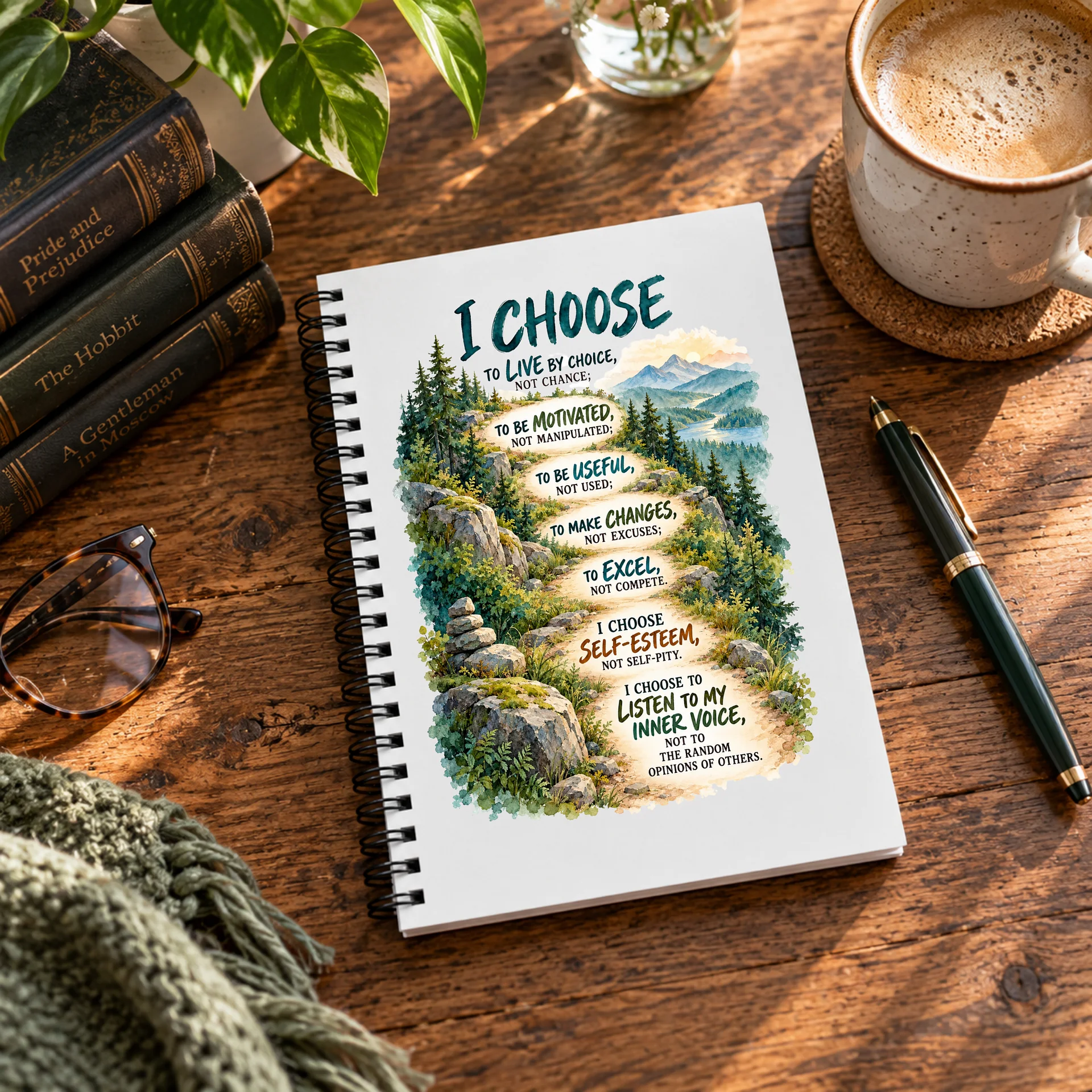 I Choose Spiral Ruled Notebook product image (1)