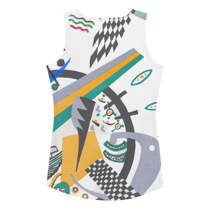 Abstract Lithographic Pattern Design Tank Top - V4 product image (2)