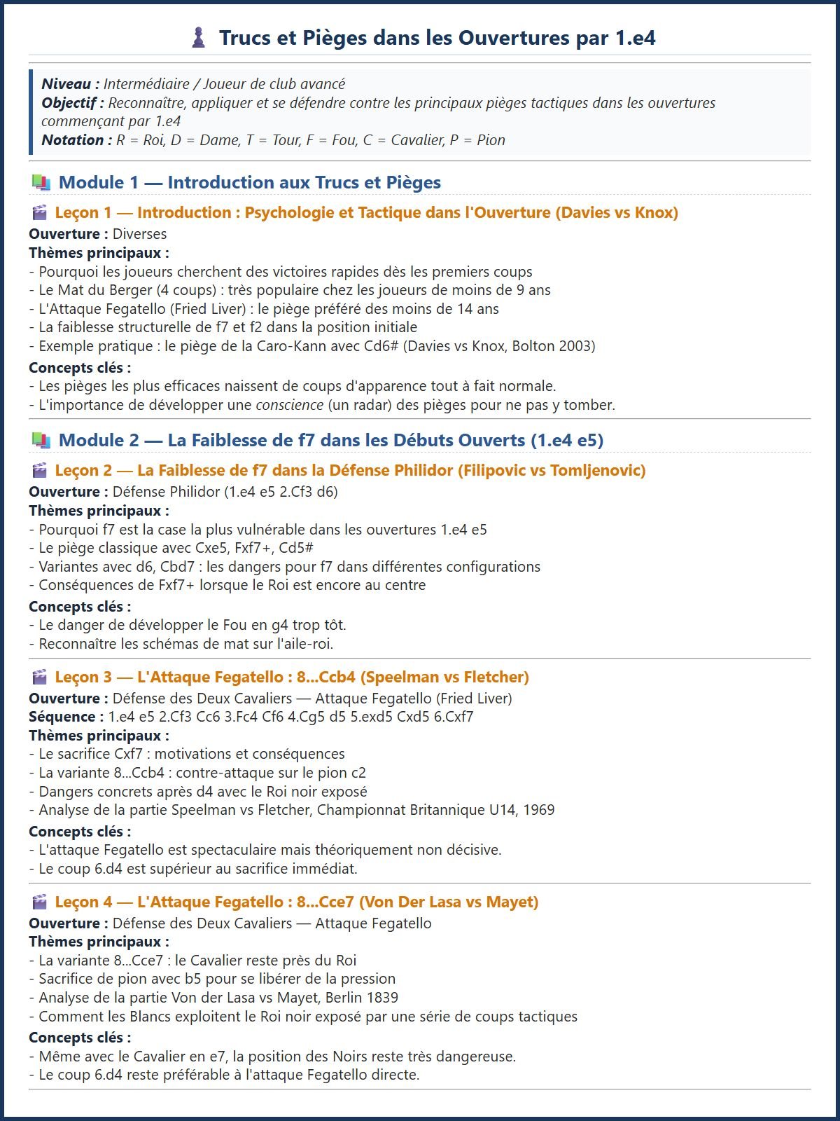 N'en fais qu'une bouchée avec 1.e4 : Astuces, pièges et victoires éclair pour les joueurs de club product image (2)
