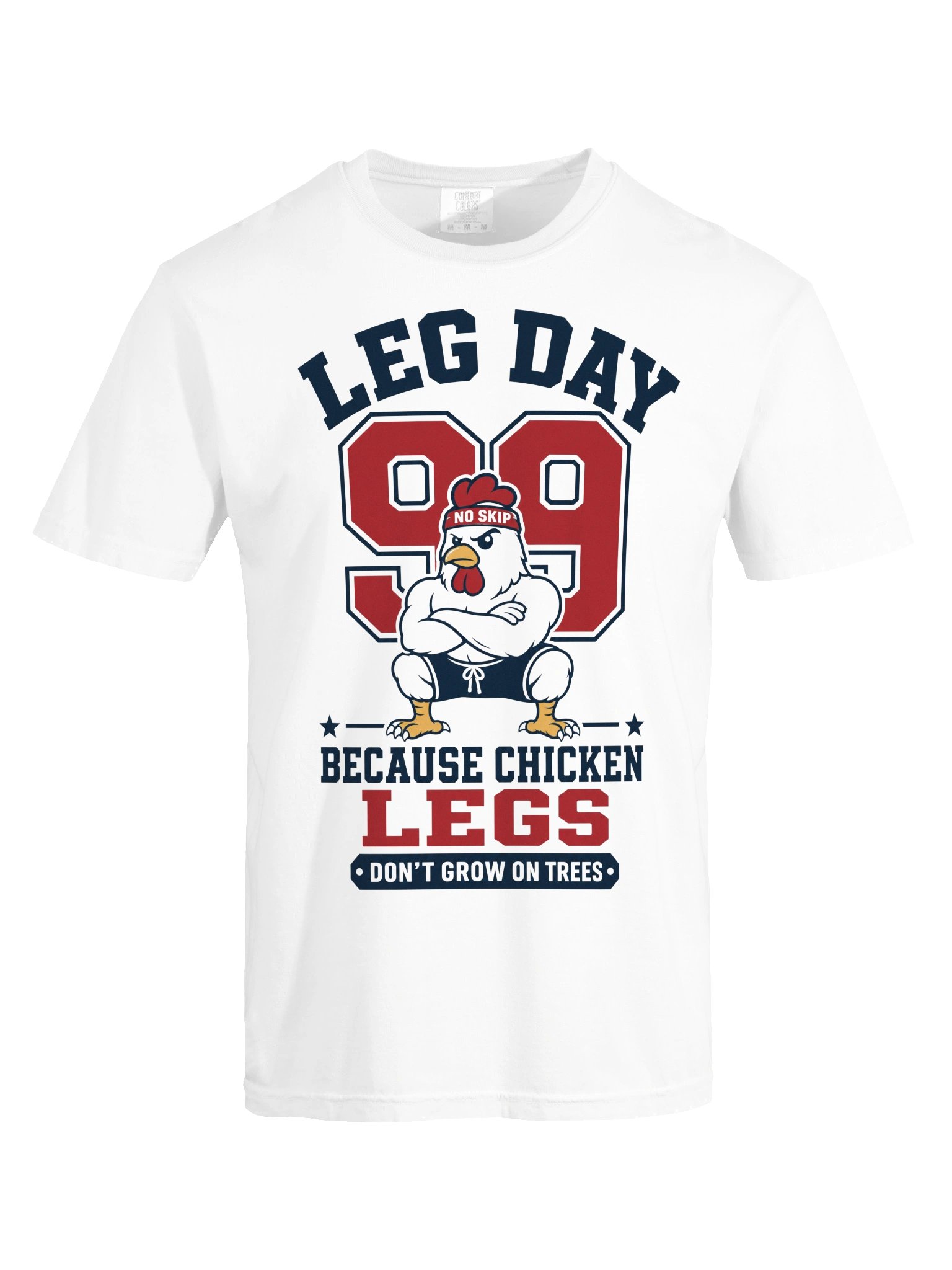 Leg Day No Skip Chicken Tee product image (28)
