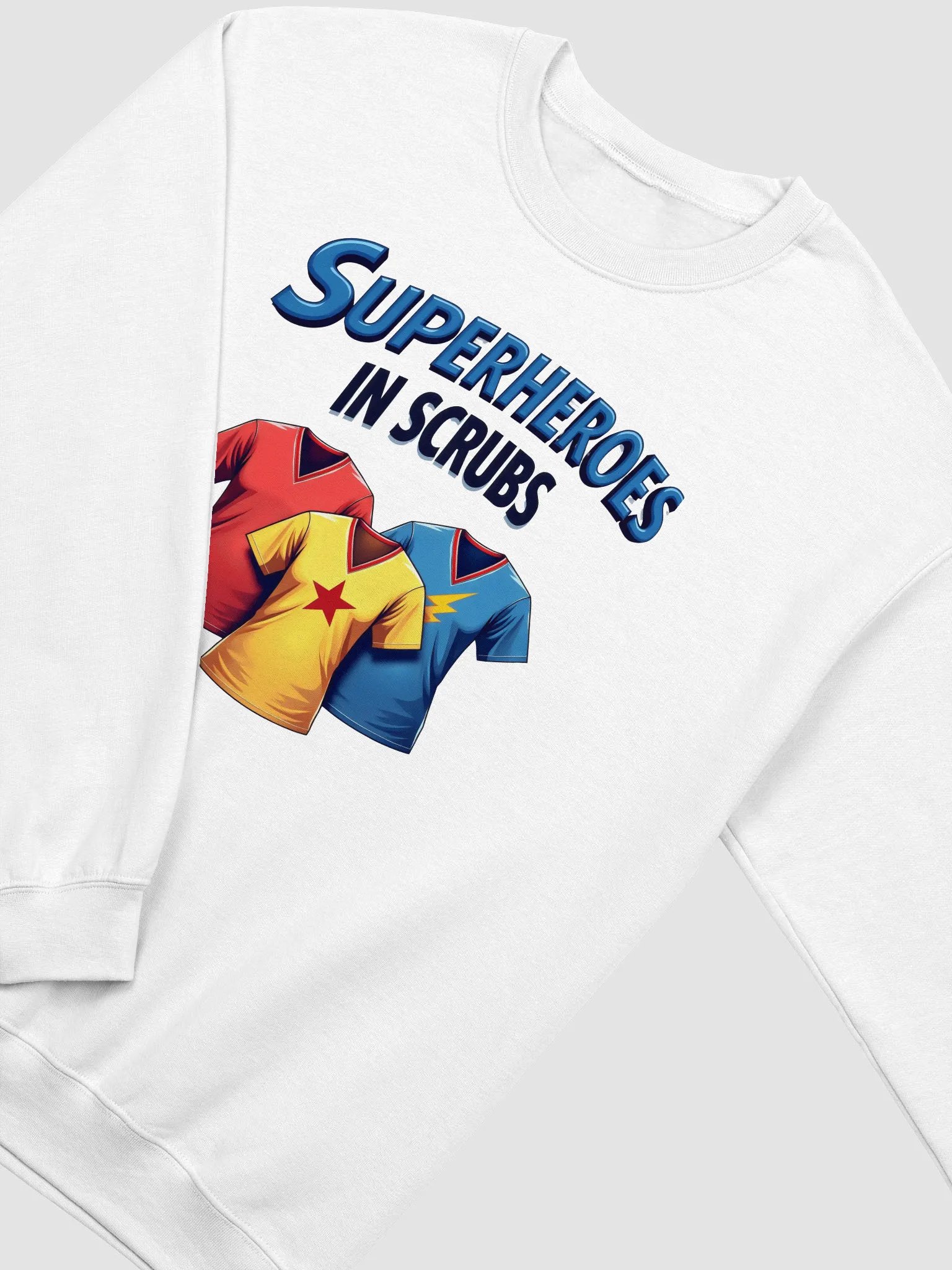 Superheroes in Scrubs Crewneck Sweatshirt product image (8)