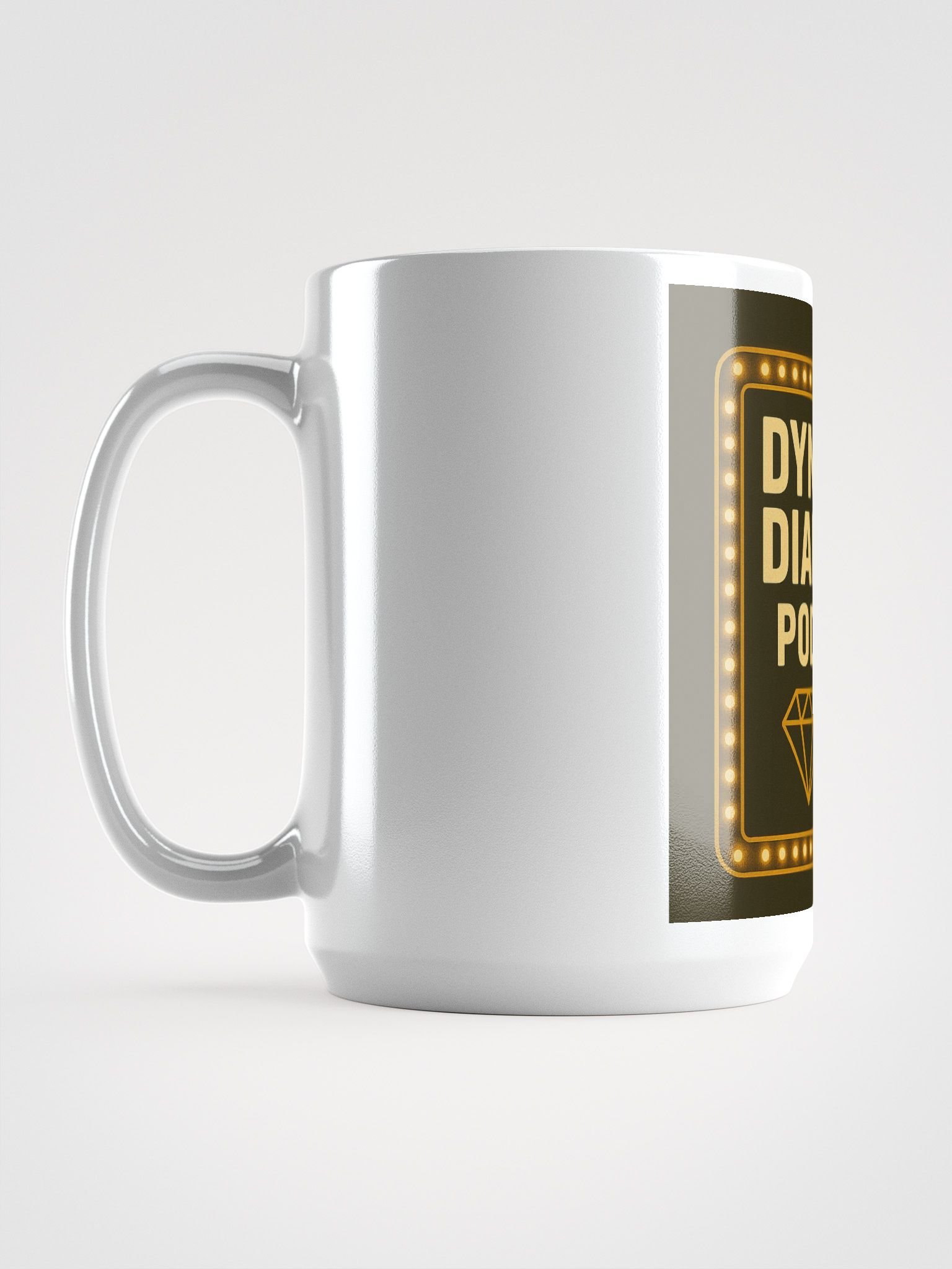 Dynamic Diamond Podcast Mug product image (1)