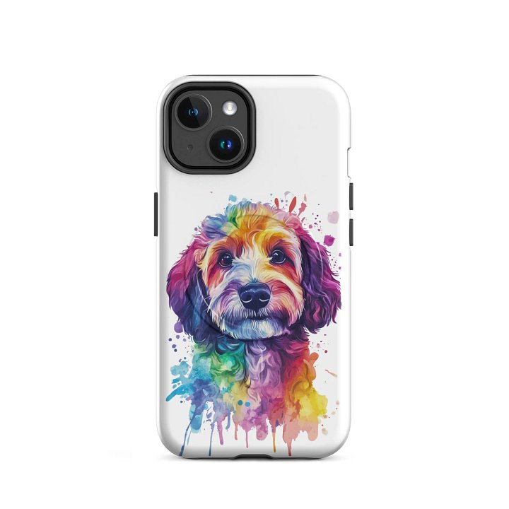 Cockapoo Dog Art iPhone® MagSafe® Tough Case product image (2)