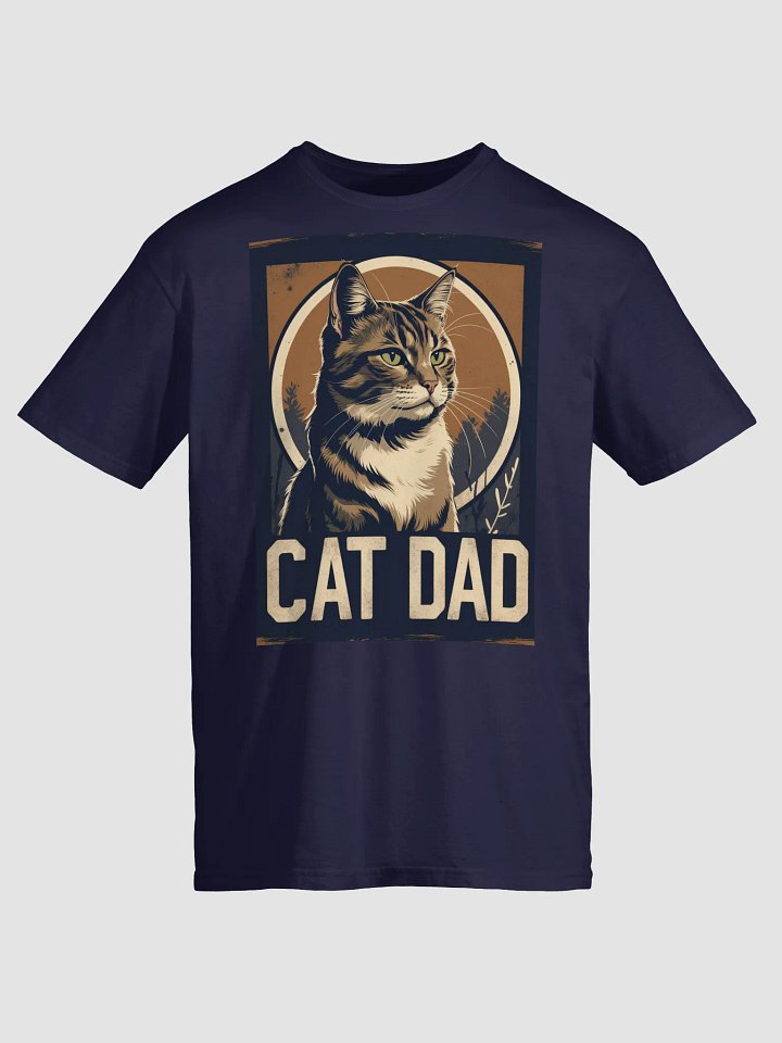 Cat Dad Pride – Rugged Feline Art product image (1)