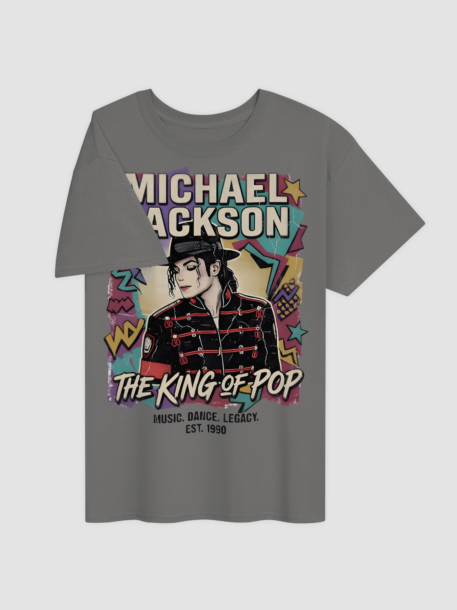 Vintage 90s Michael Jackson Tee , Retro King of Pop Graphic T