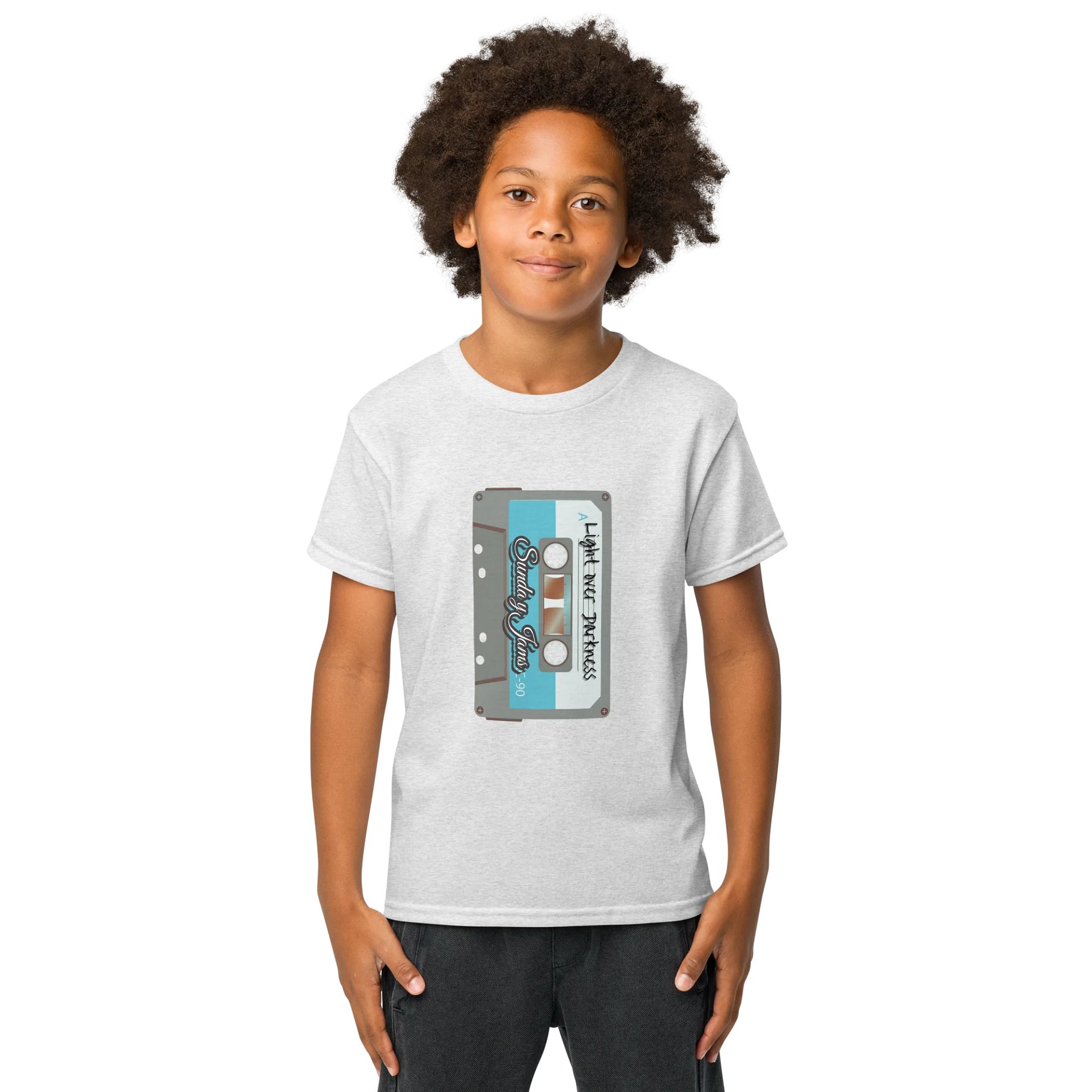 "Sunday Jams" Cassette Tape T-Shirt for Kids product image (9)