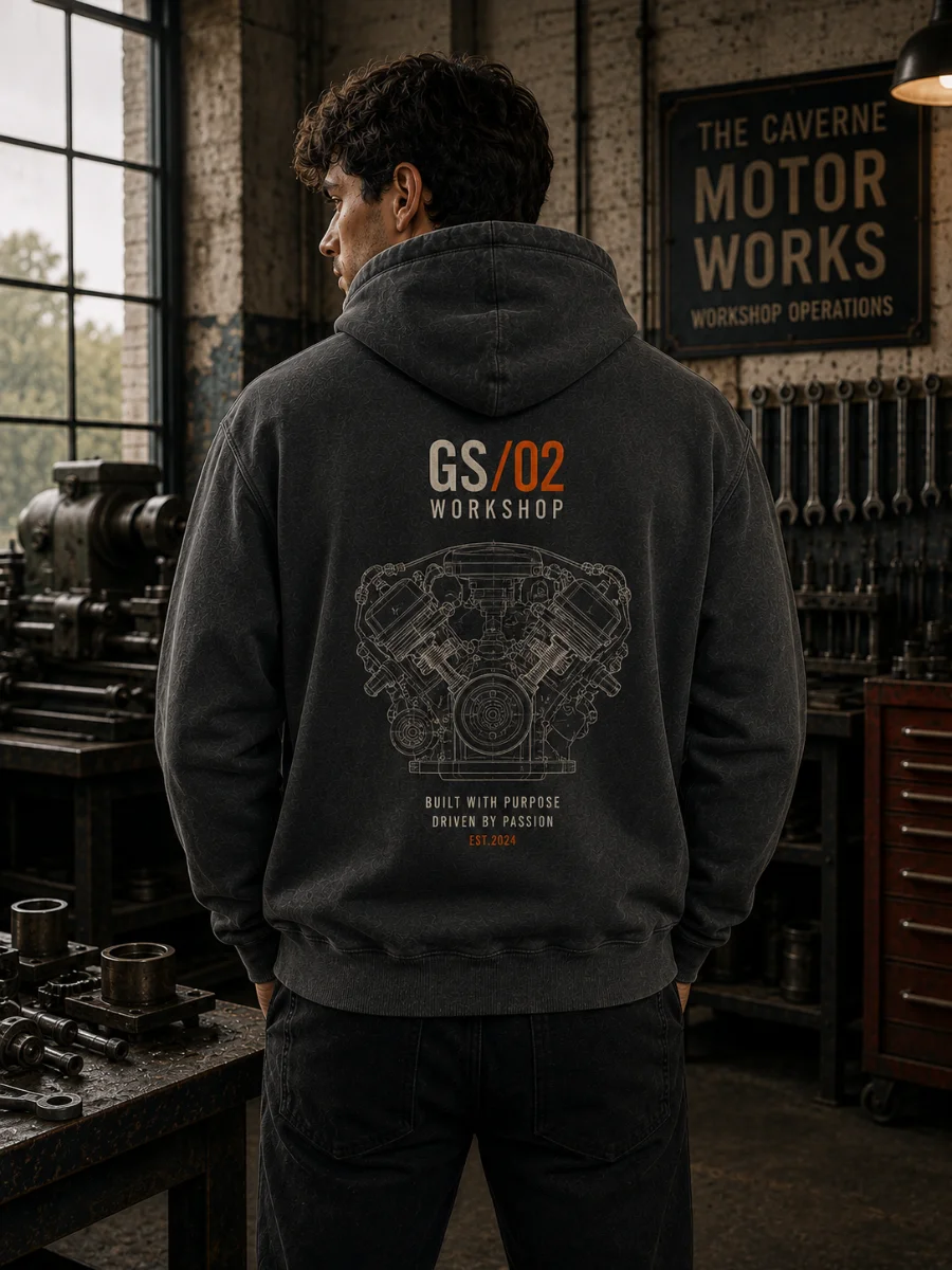 Garage Society Work Uniform Hoodie product image (6)