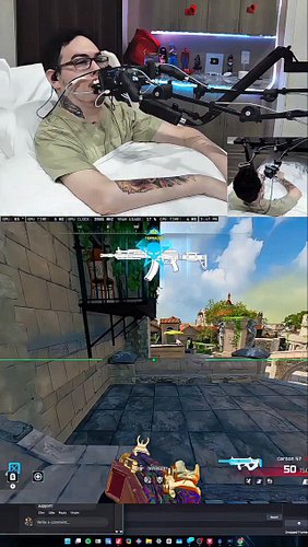 Carbon 57 + AK-27 = Easy Win
.
.
Call of Duty: Warzone… but I don’t use my hands 🎮

I control everything by sipping & puffing...