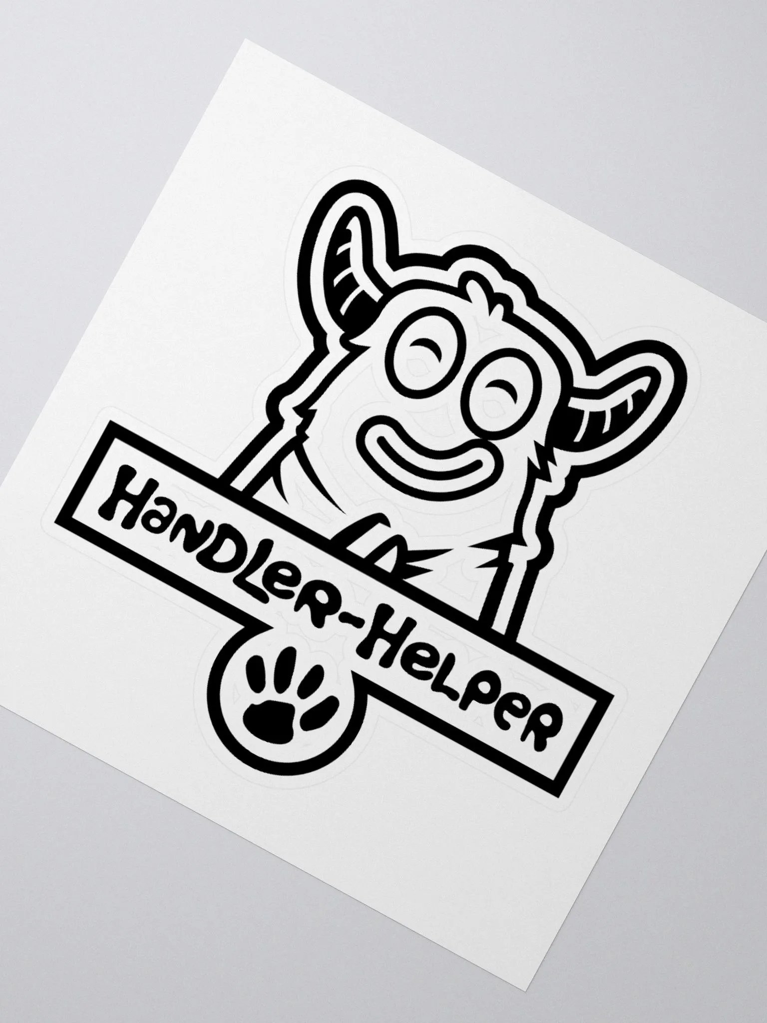 Handler-Helper Sticker product image (2)