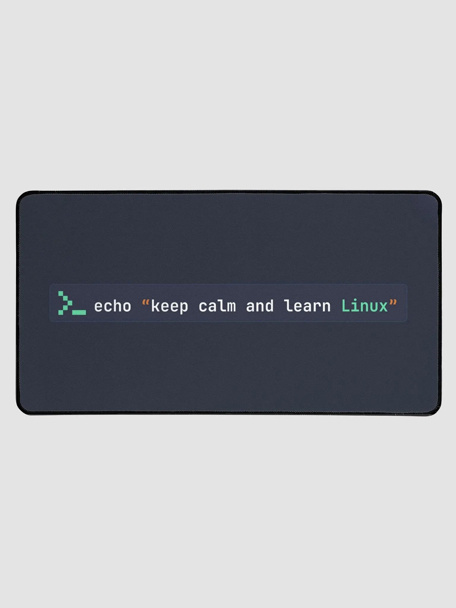 Keep Calm and Learn Linux Desk Mat product image (1)