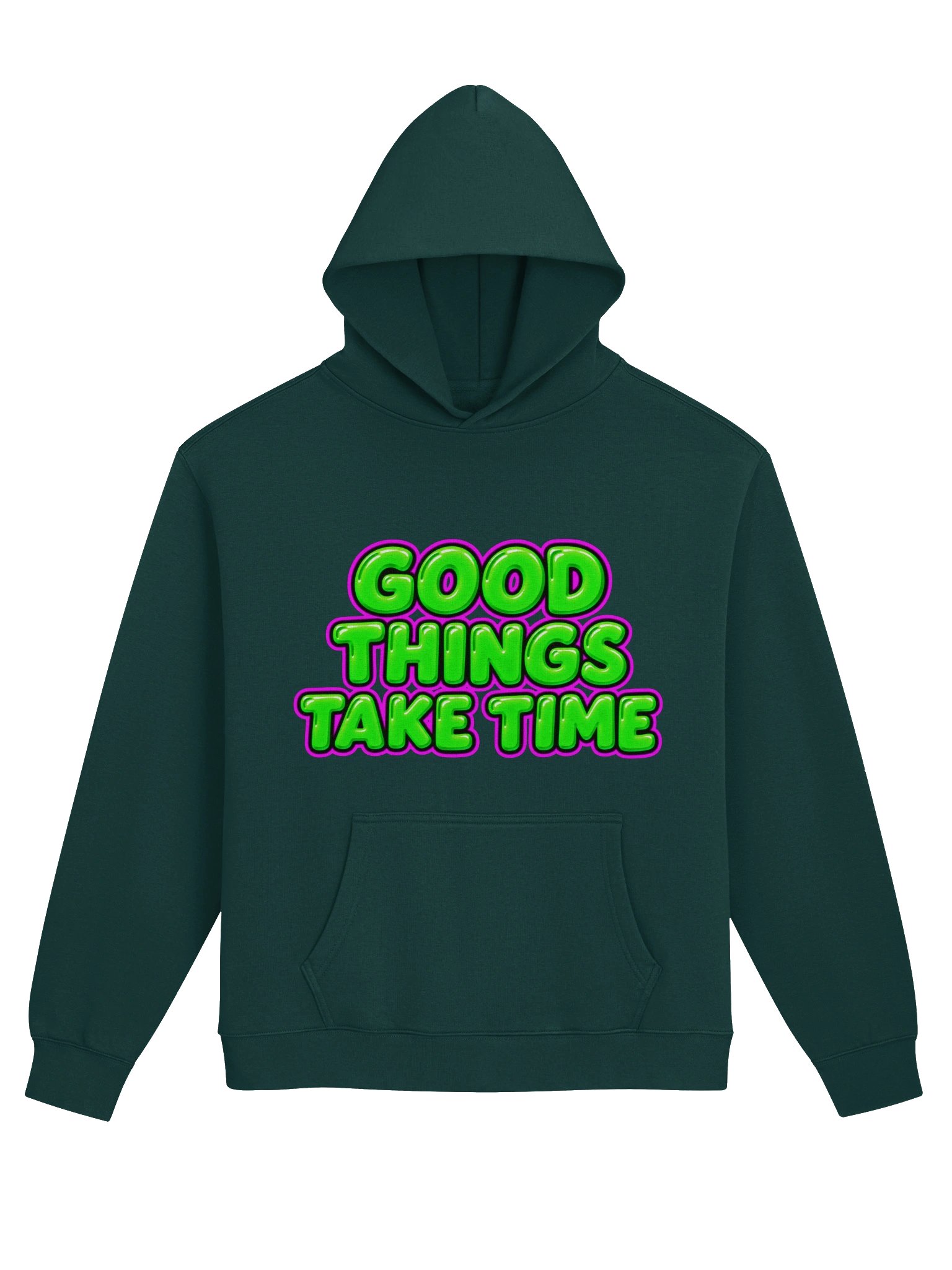 "Good Things Take Time" Quoted Comfortable Hoodie product image (25)