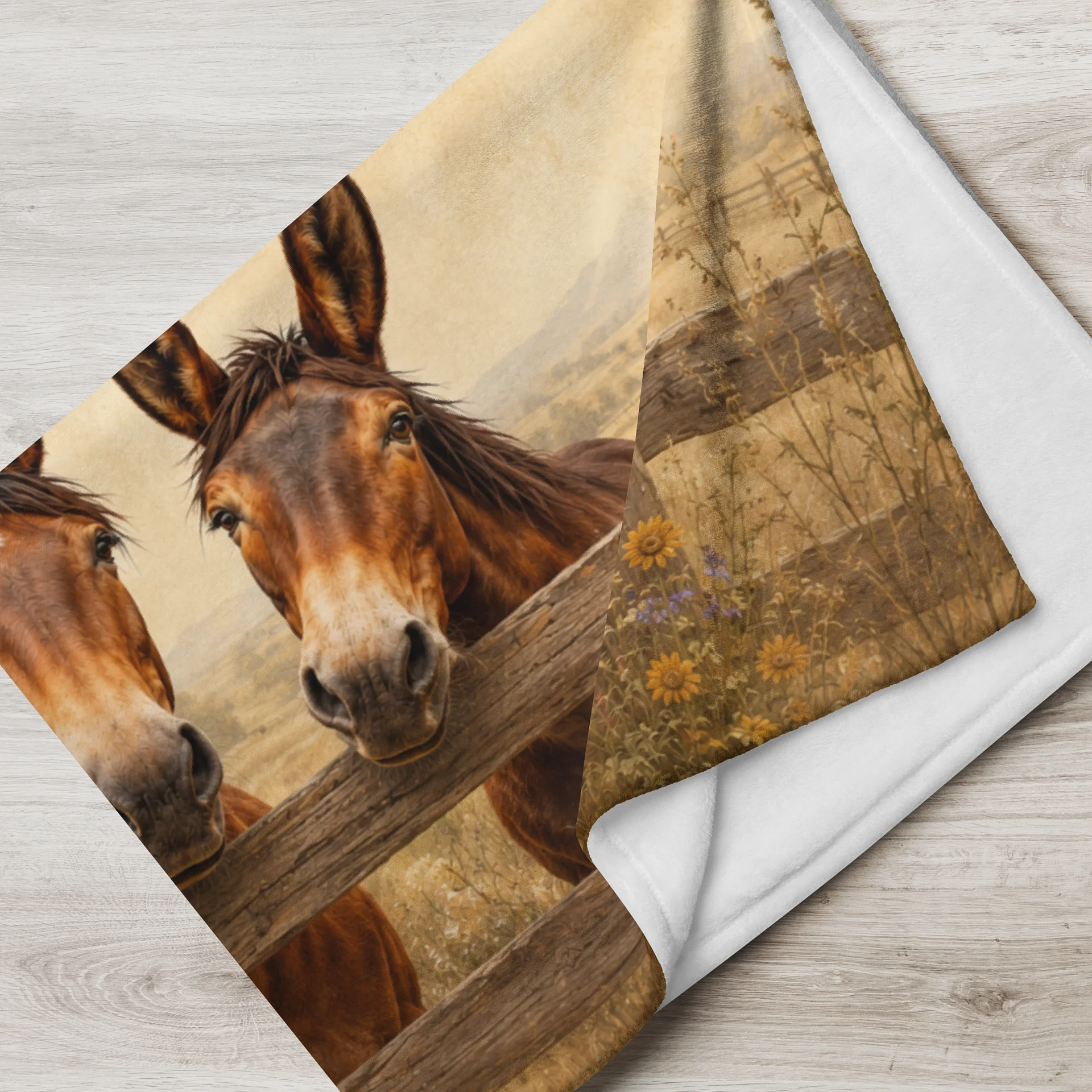 Meet Me at the Fence — Cabo & Delilah Cozy Throw product image (2)