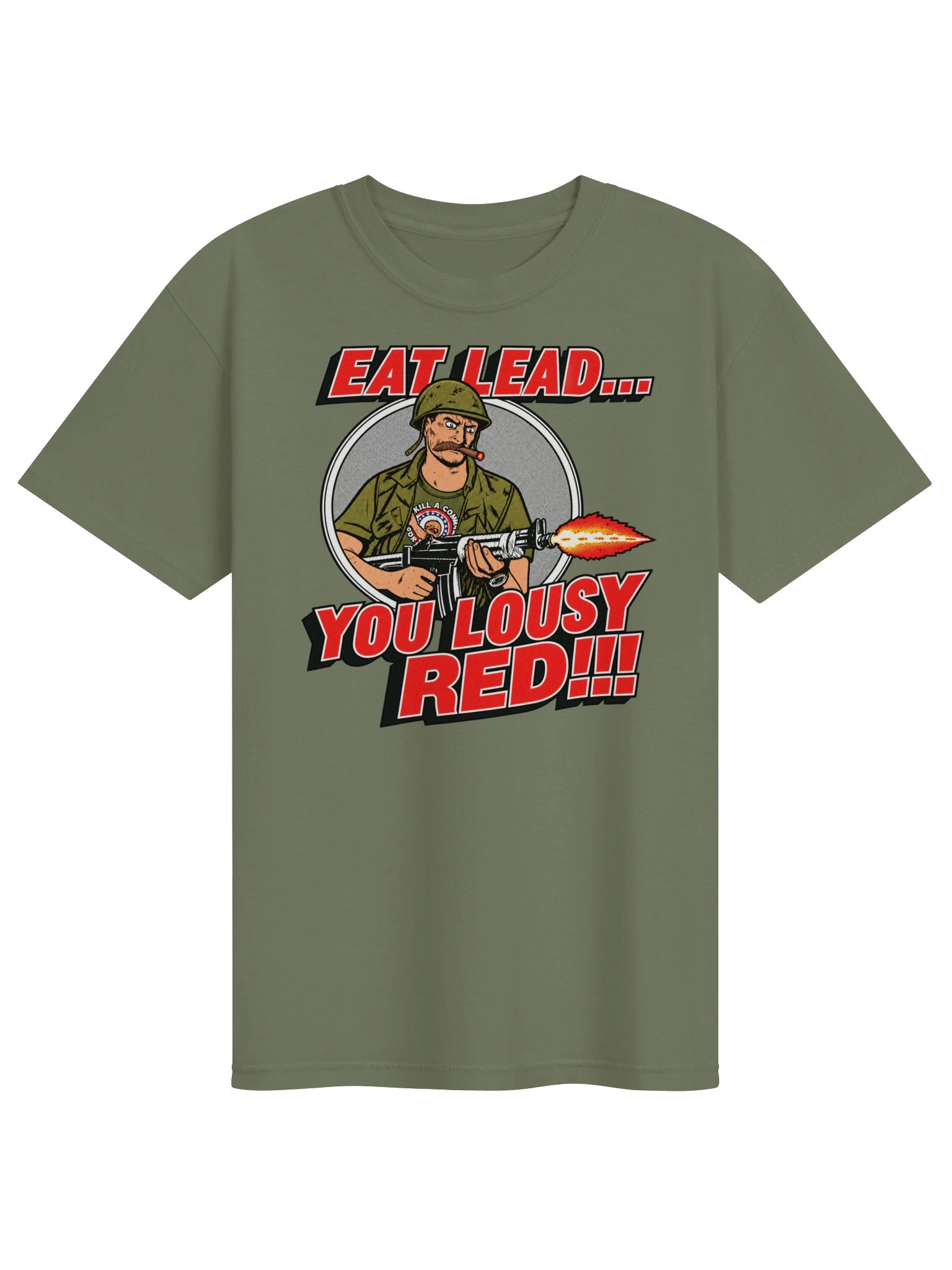 EAT LEAD... YOU LOUSY RED!!! Heavyweight T-Shirt product image (17)