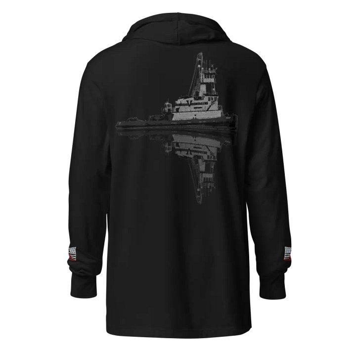 Tug Hudson Reflection – Maritime Heritage | Twin Anchor Apparel product image (1)
