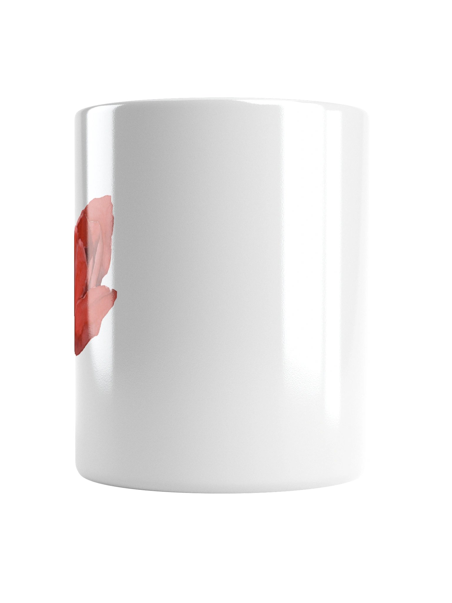 Red Tulip White Glossy Mug product image (5)