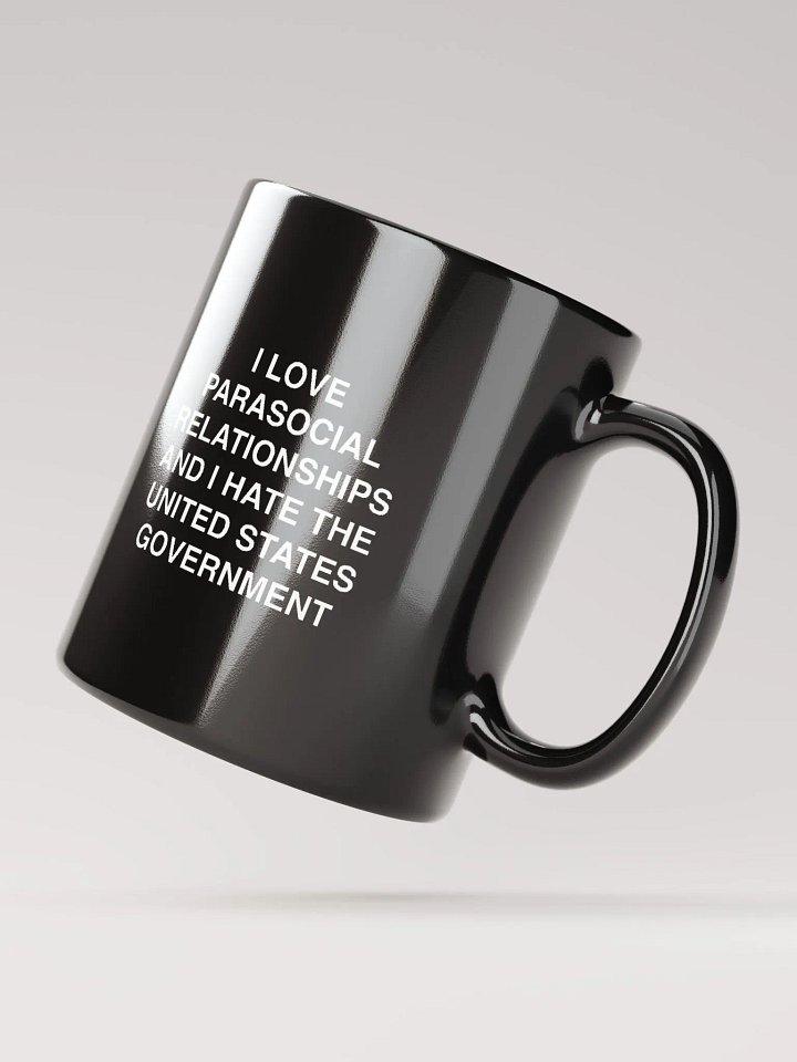 Parasocial Mug (Black) product image (3)